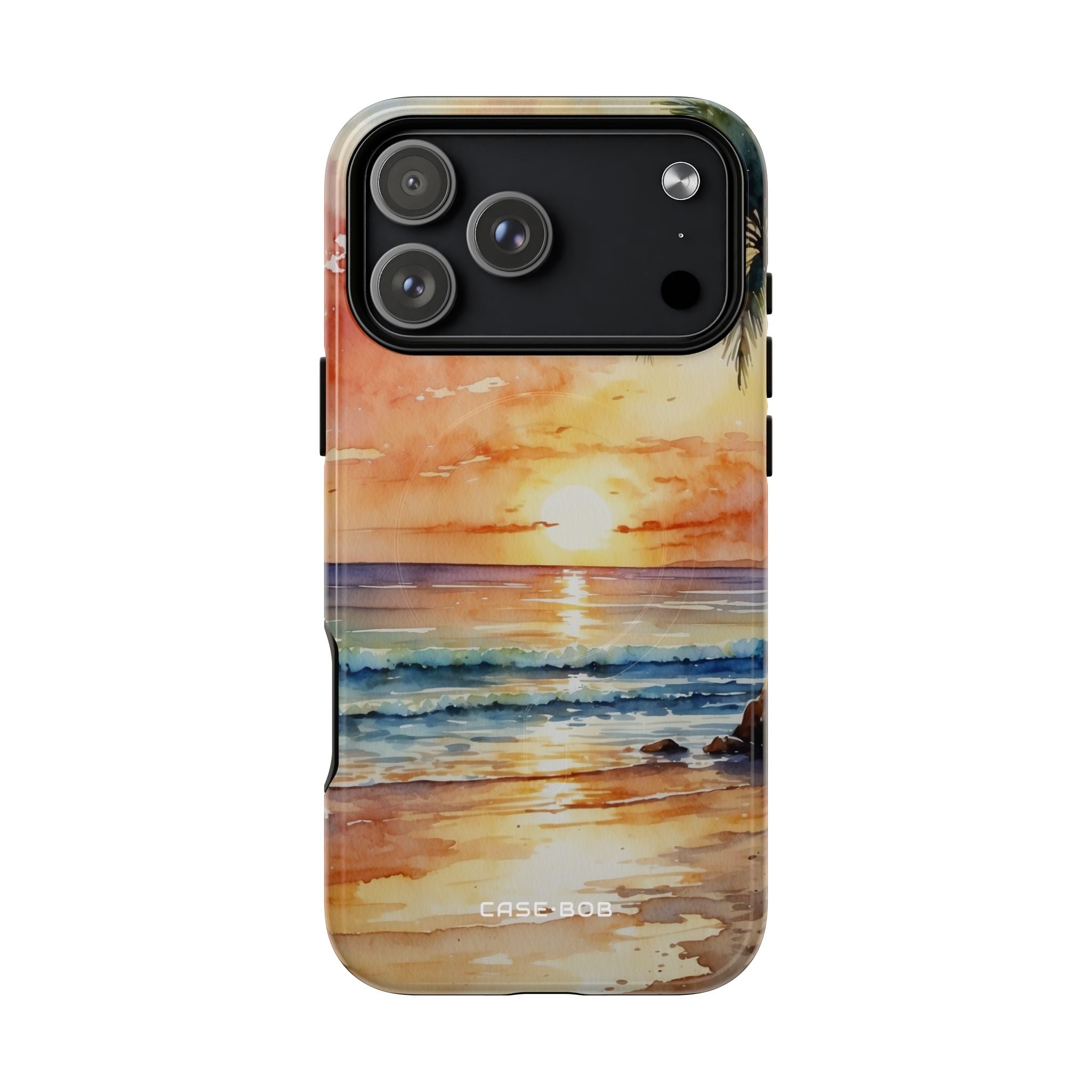 Sunset Palm iPhone 17 Pro Max Case - Tough+