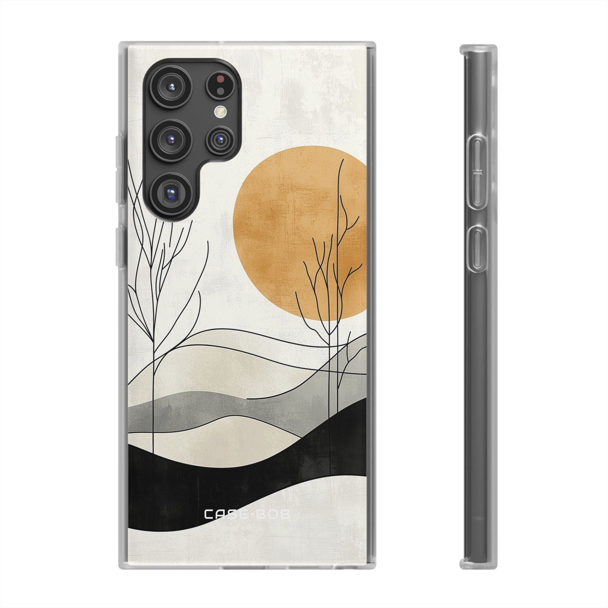 Orange Halo Samsung S22 Ultra Case - Soft