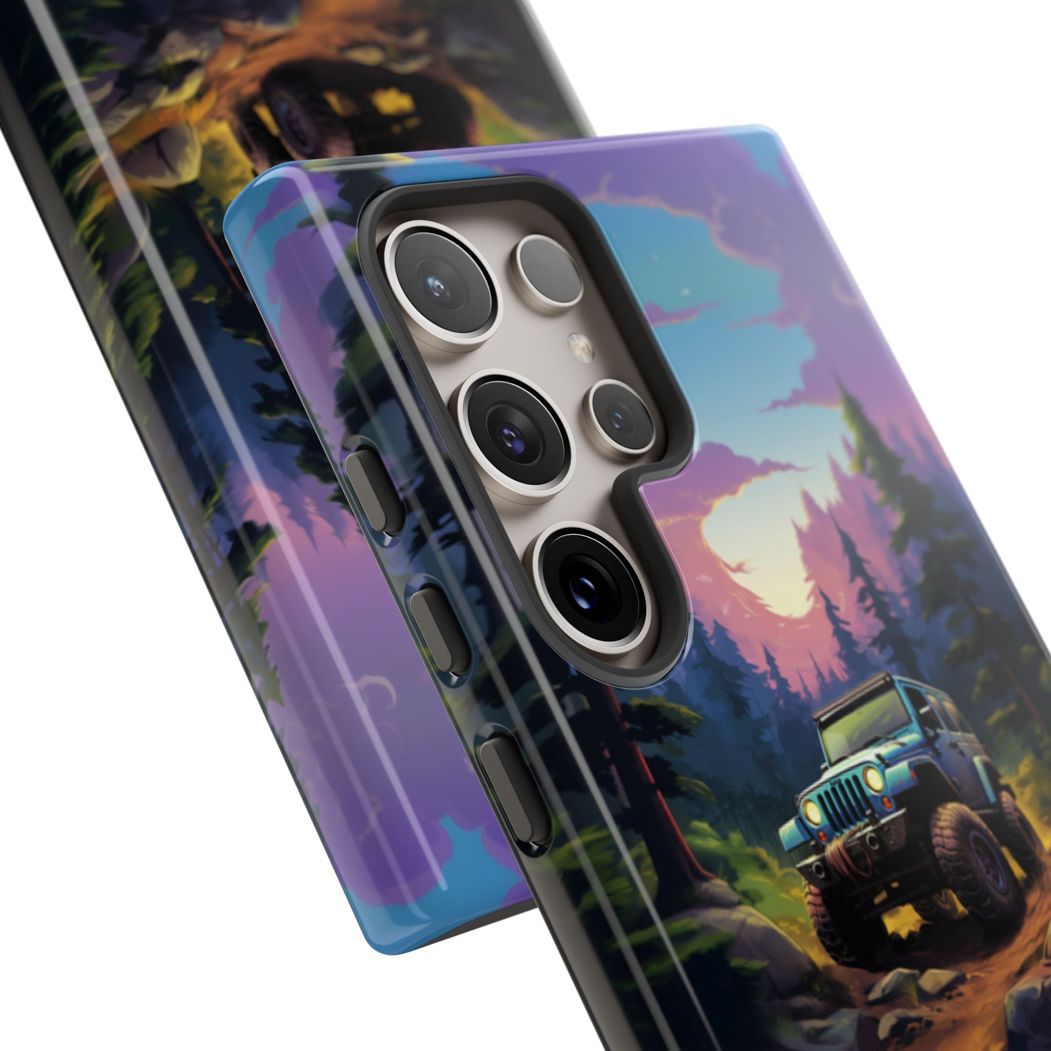 Sunset Forest Drive - Samsung Case