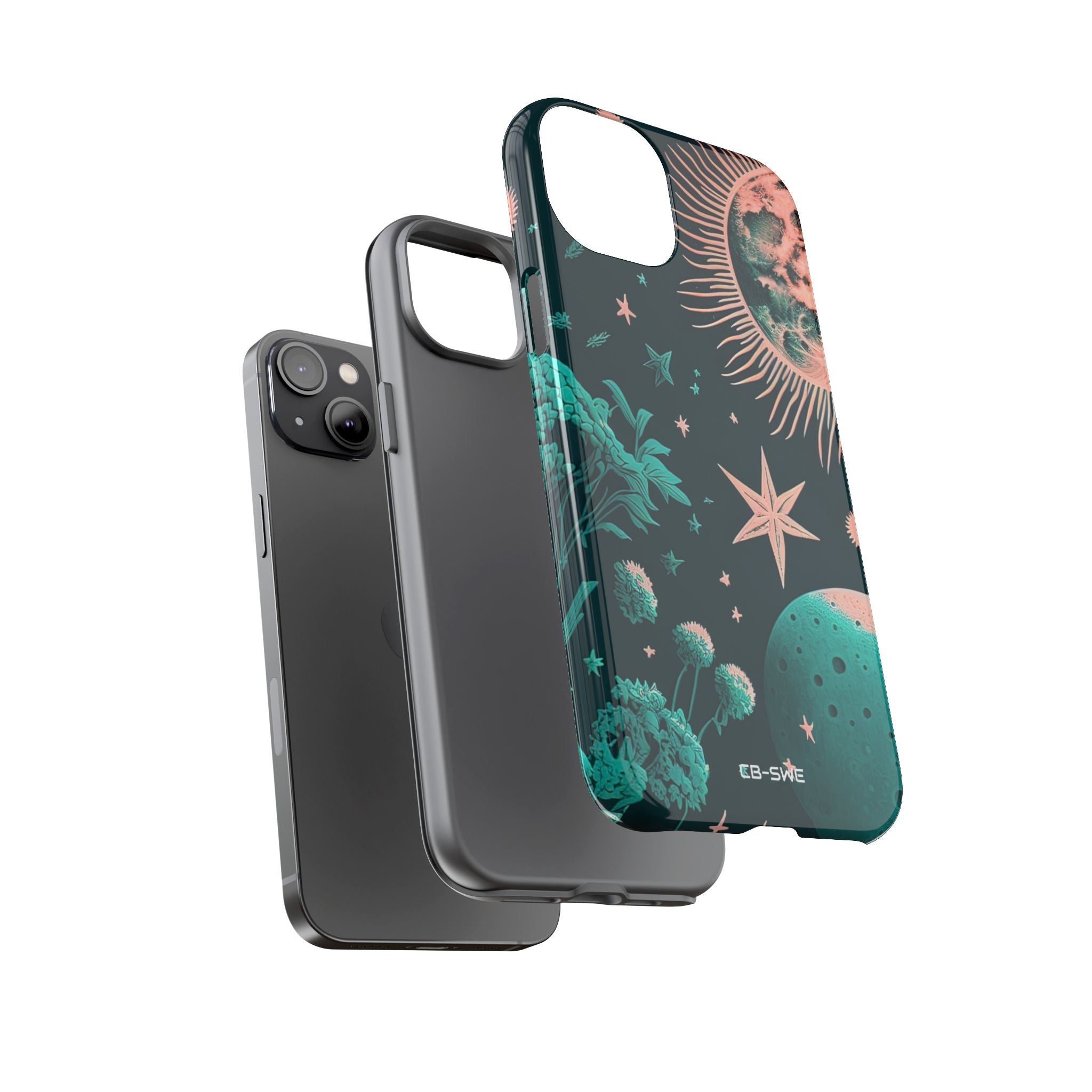 Celestial Botanical Night - iPhone Case