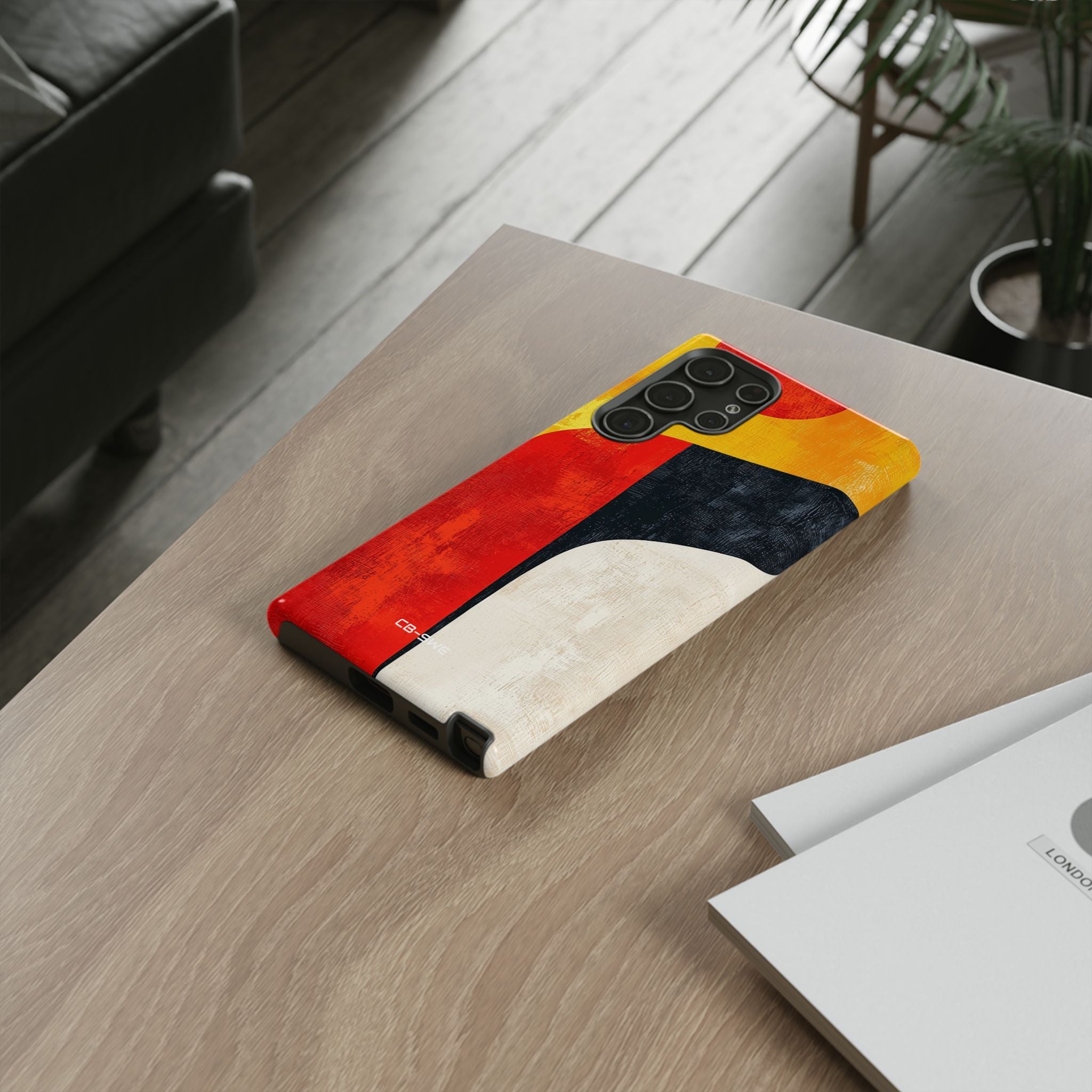 Vibrant Flowing Shapes - Samsung Case