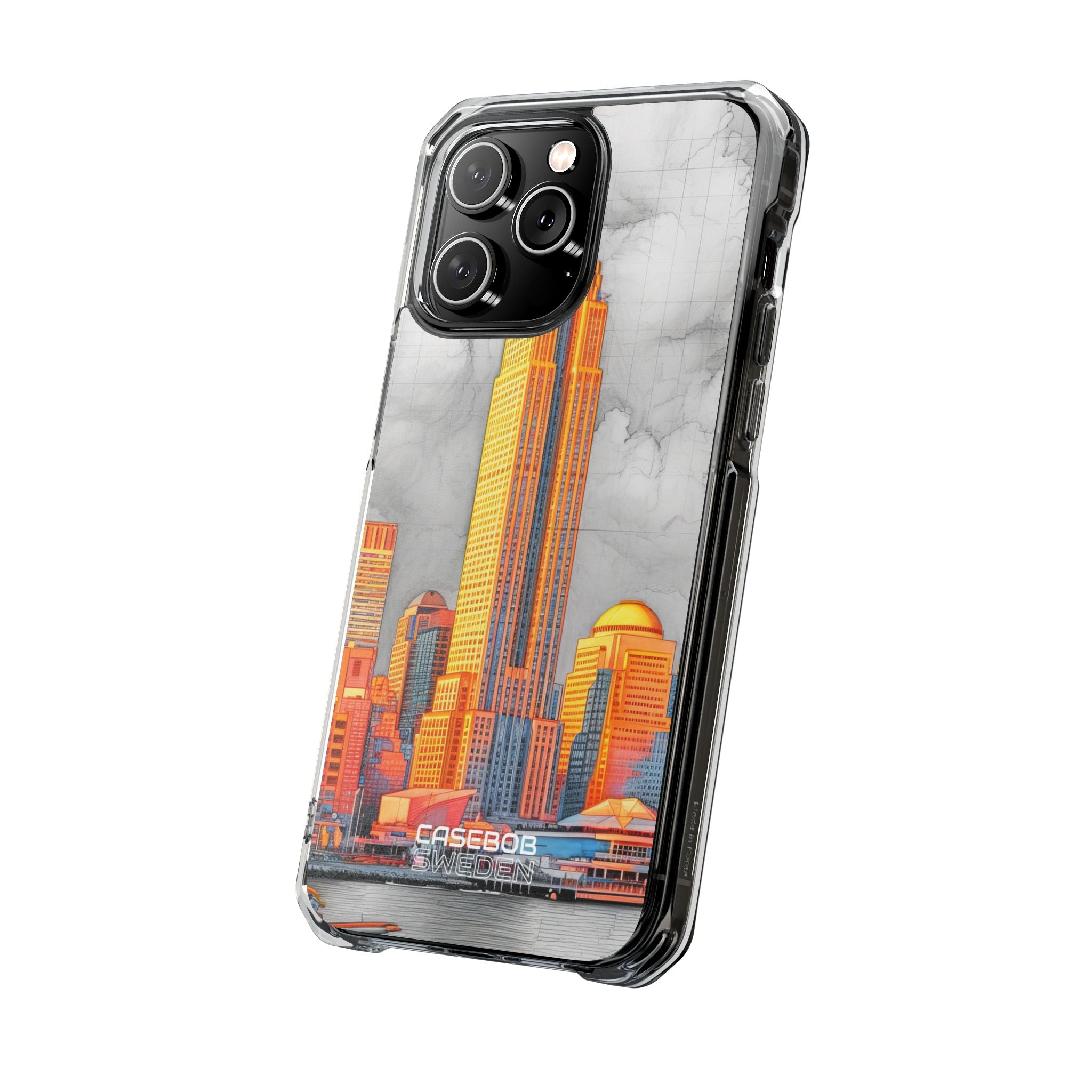 Vibrant City Skyline iPhone 14 - Impact Clear+