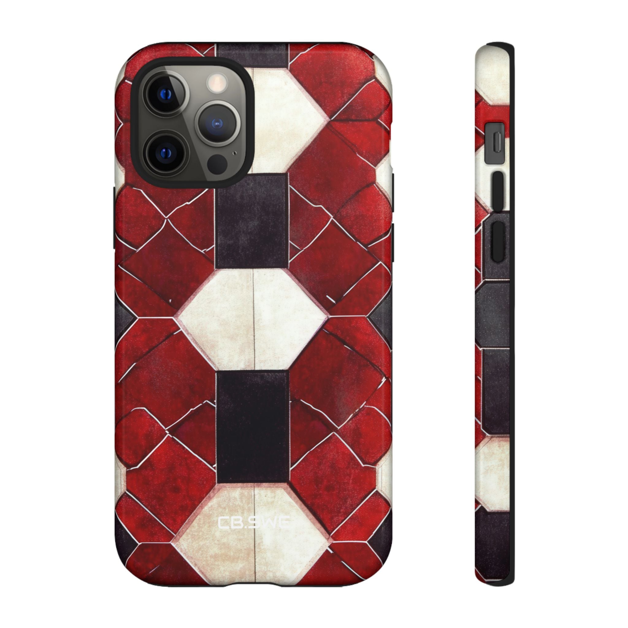 Kaleidoscope Geometric Hexagon Real Gothic Low Resolution iPhone 12 - Tough