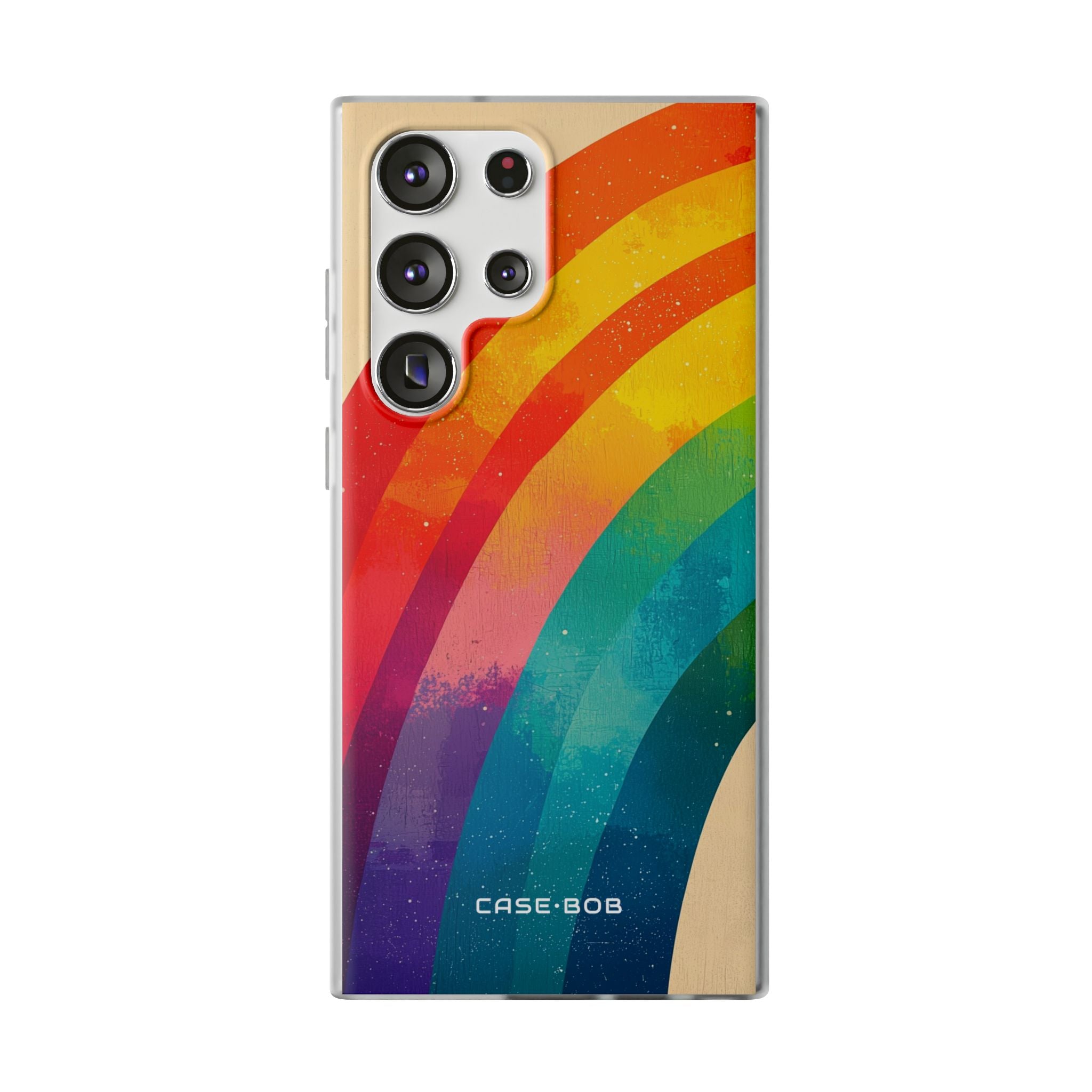 Textured Rainbow Arc Samsung S23 Ultra Case - Soft