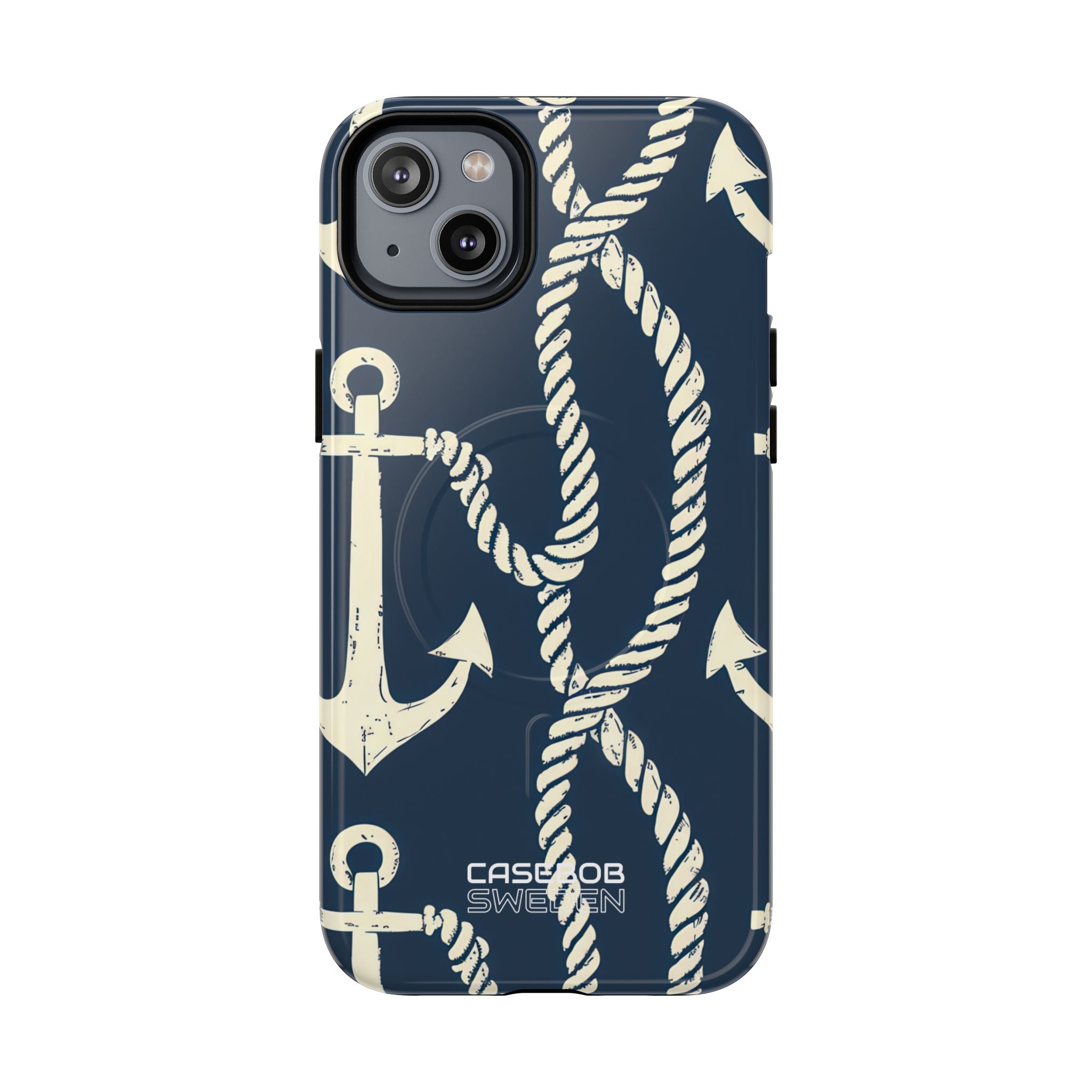 Nautical Anchors Rope iPhone 14 - Tough+