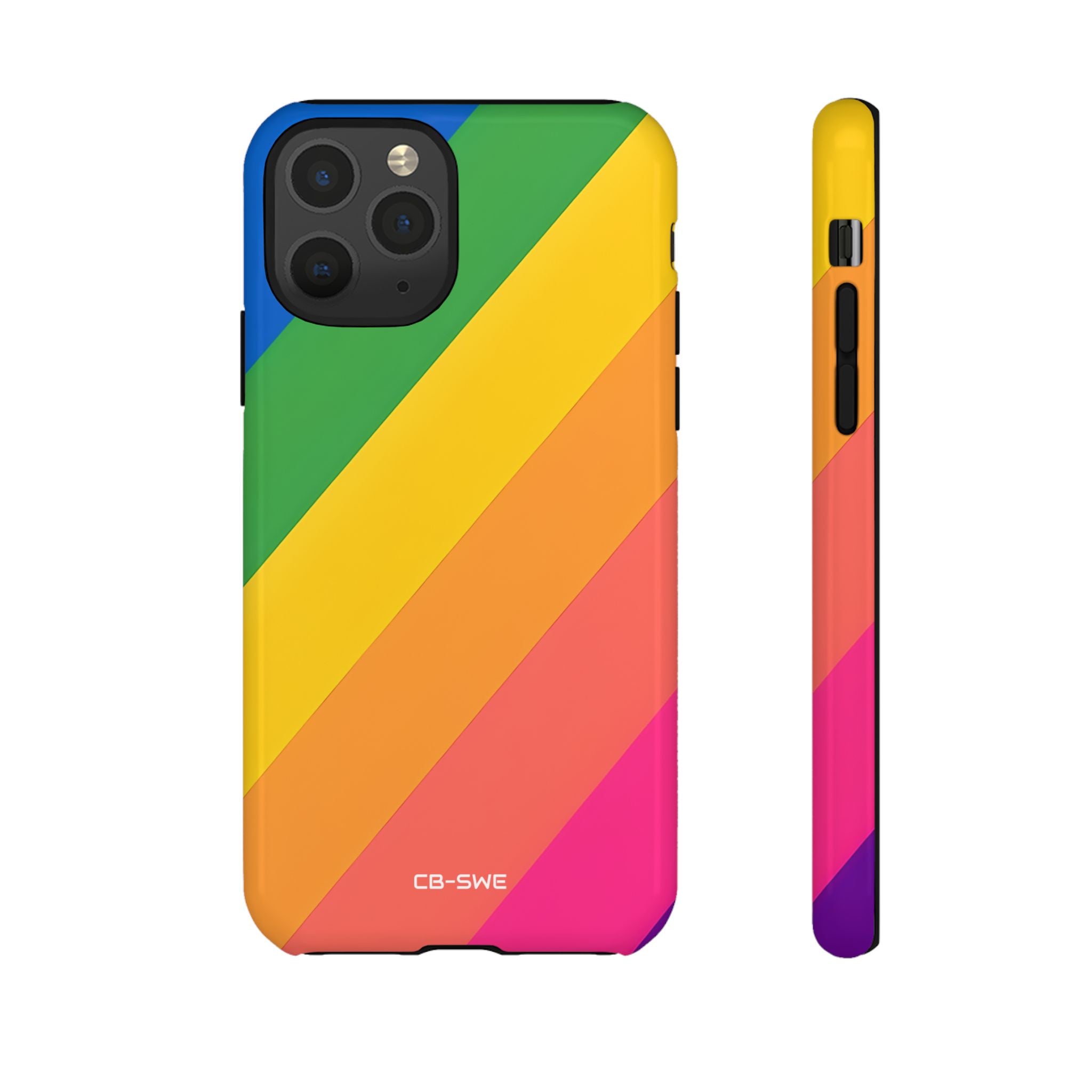 Vibrant Geometric Spectrum - iPhone Case
