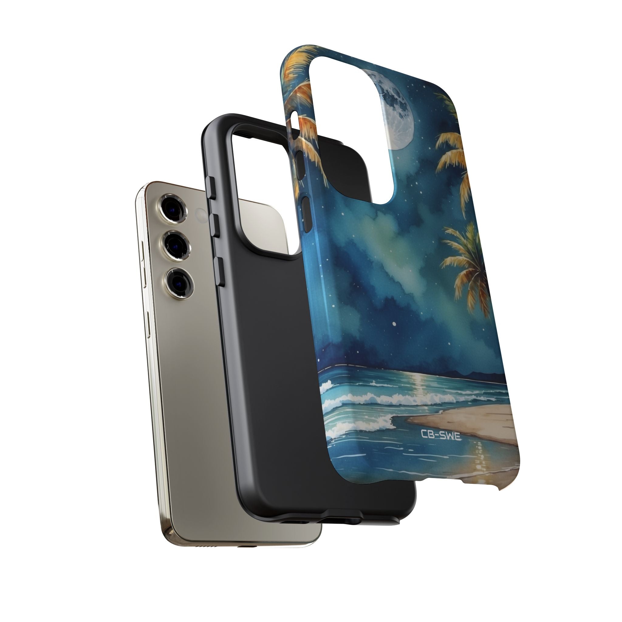 Moonlight Kisses Waves - Samsung Case