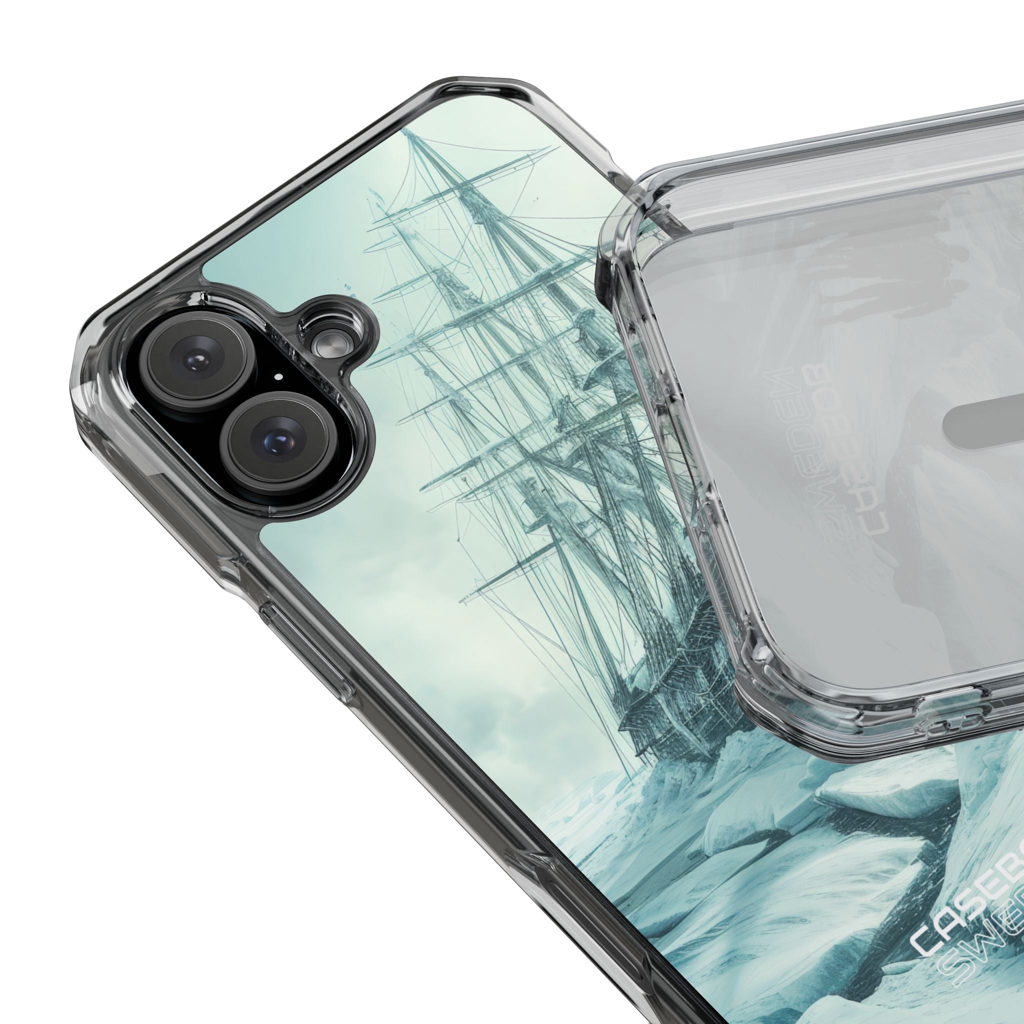 Frozen Shipwreck iPhone 16 - Impact Clear+