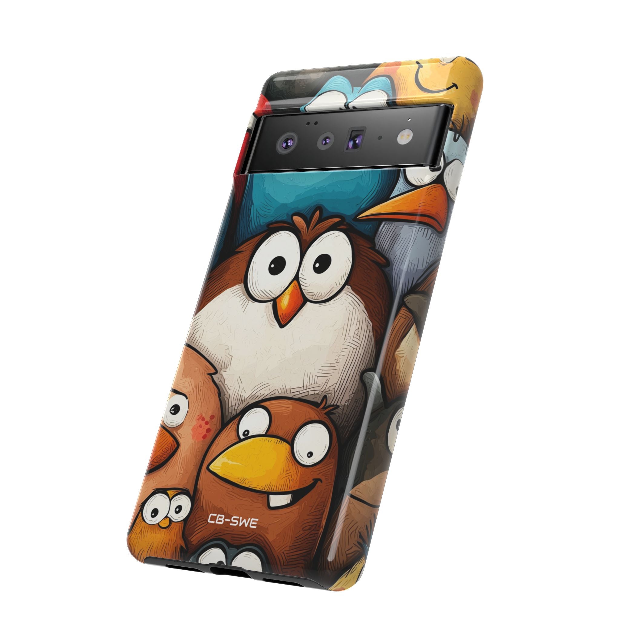 Whimsical Birds Gather - Google Pixel Case
