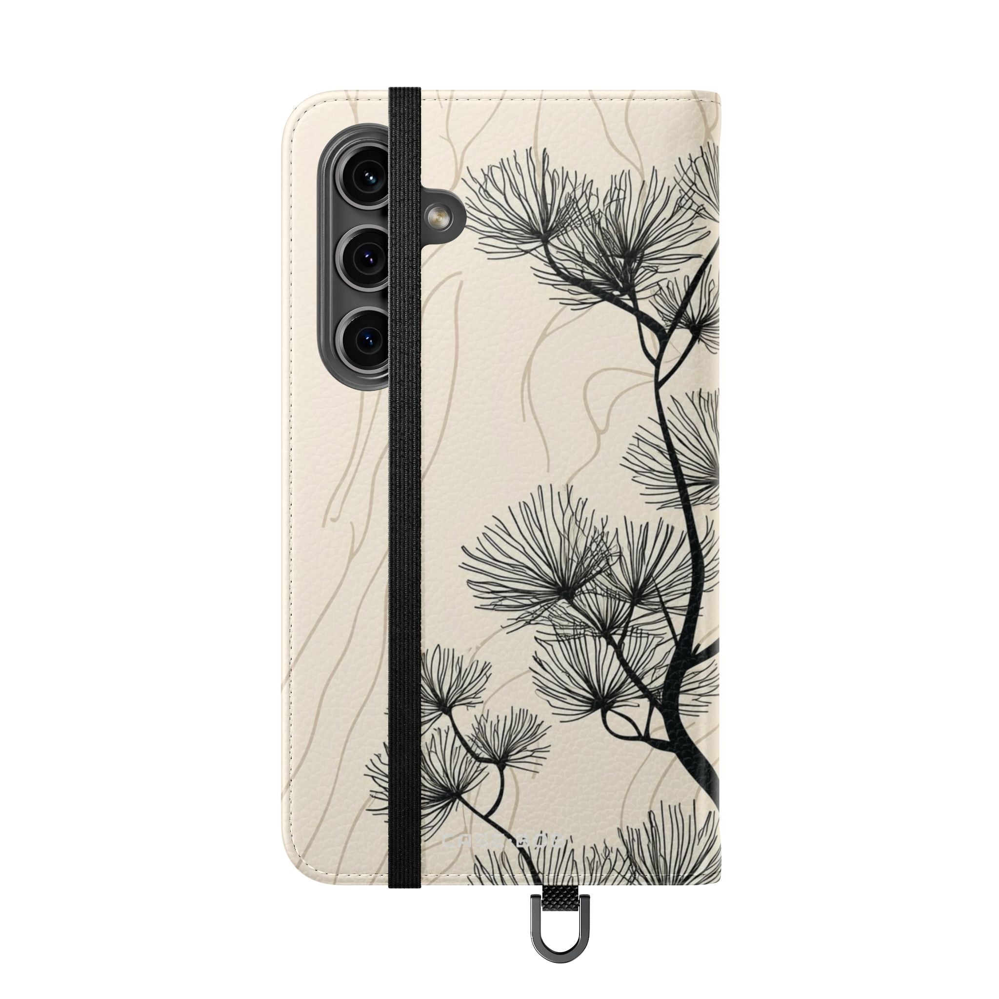 Spiky Tree Sunset - Samsung S24 Case - Wallet