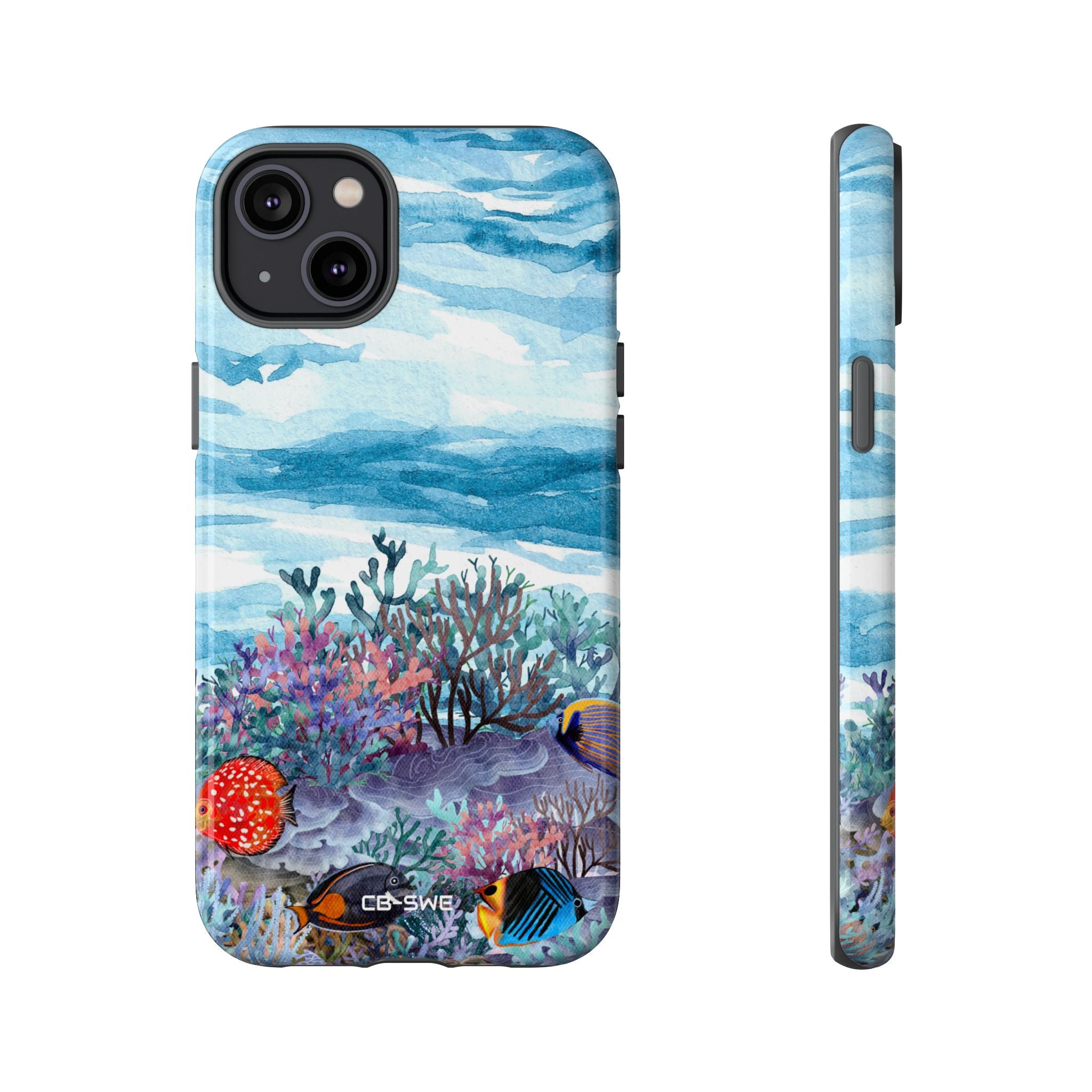 Aquatic Life Watercolors - iPhone Case