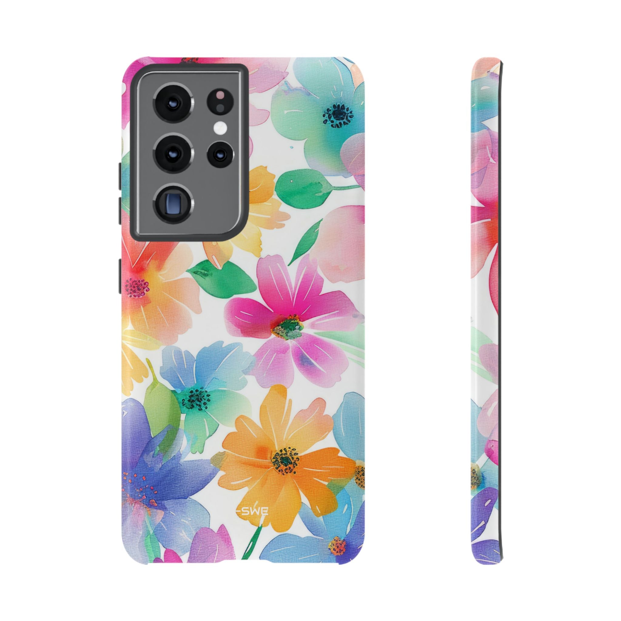 Vibrant Floral Impression - Samsung Case