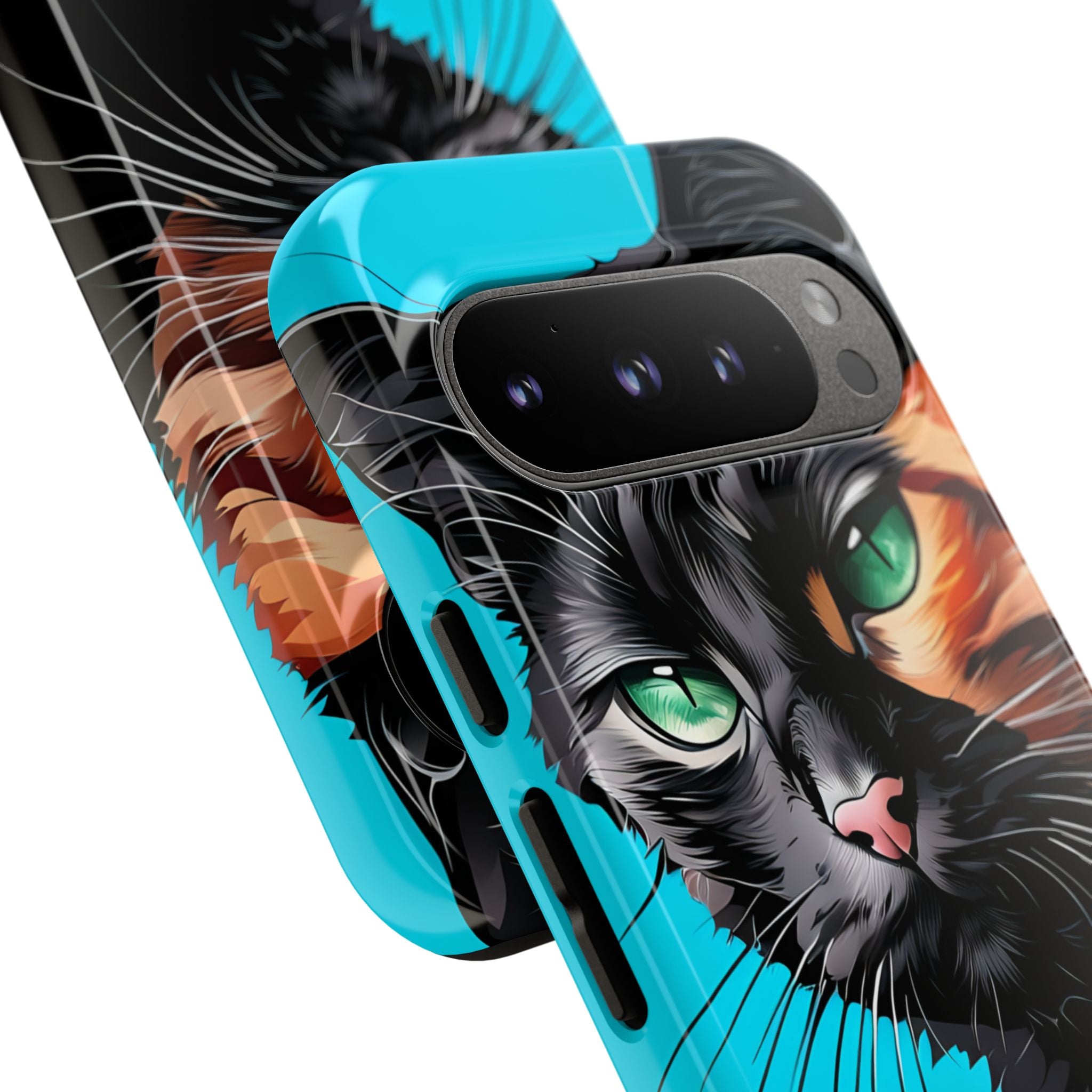 Curious Cat Stare - Google Pixel Case