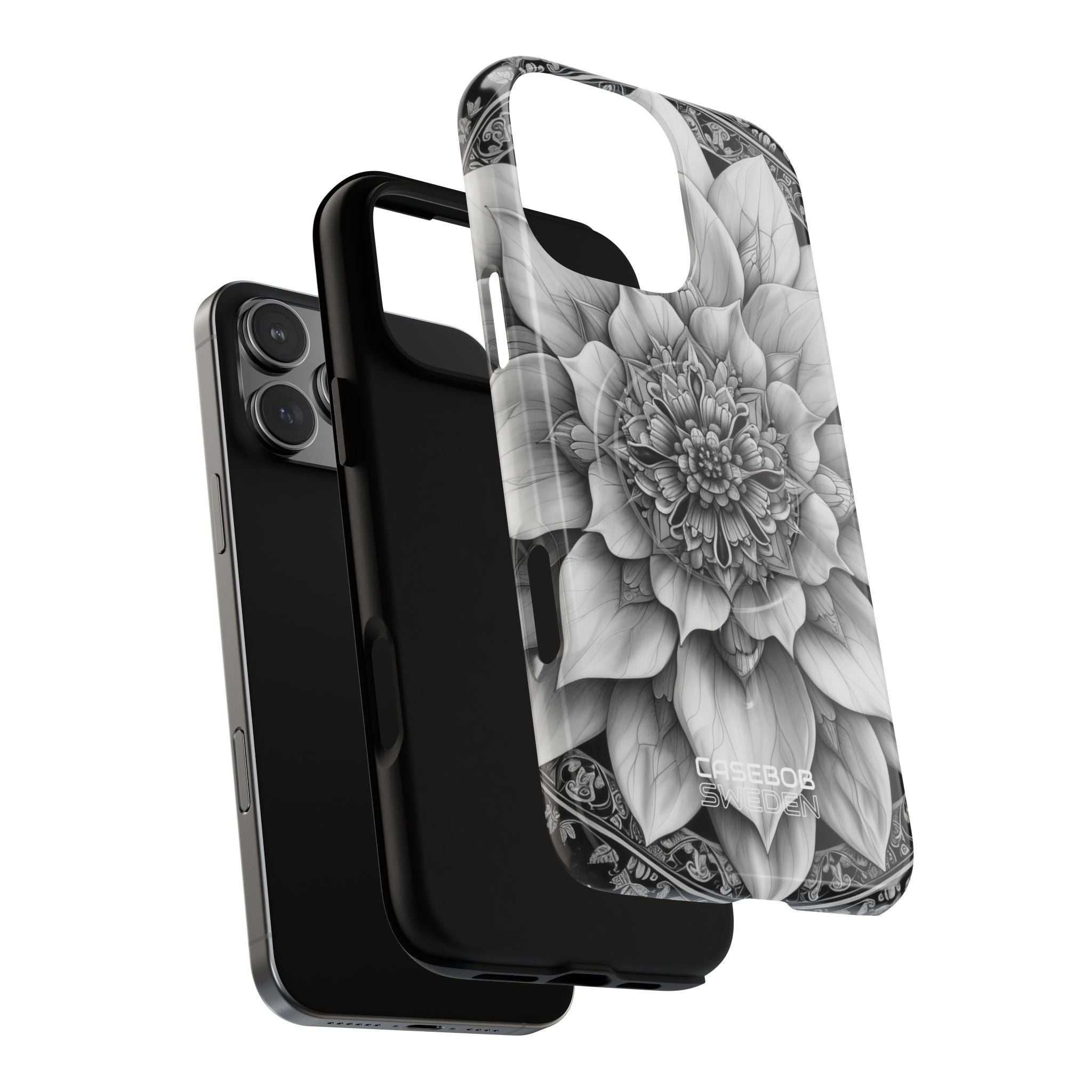 Cosmic Floral Mandala iPhone 16 - Tough+