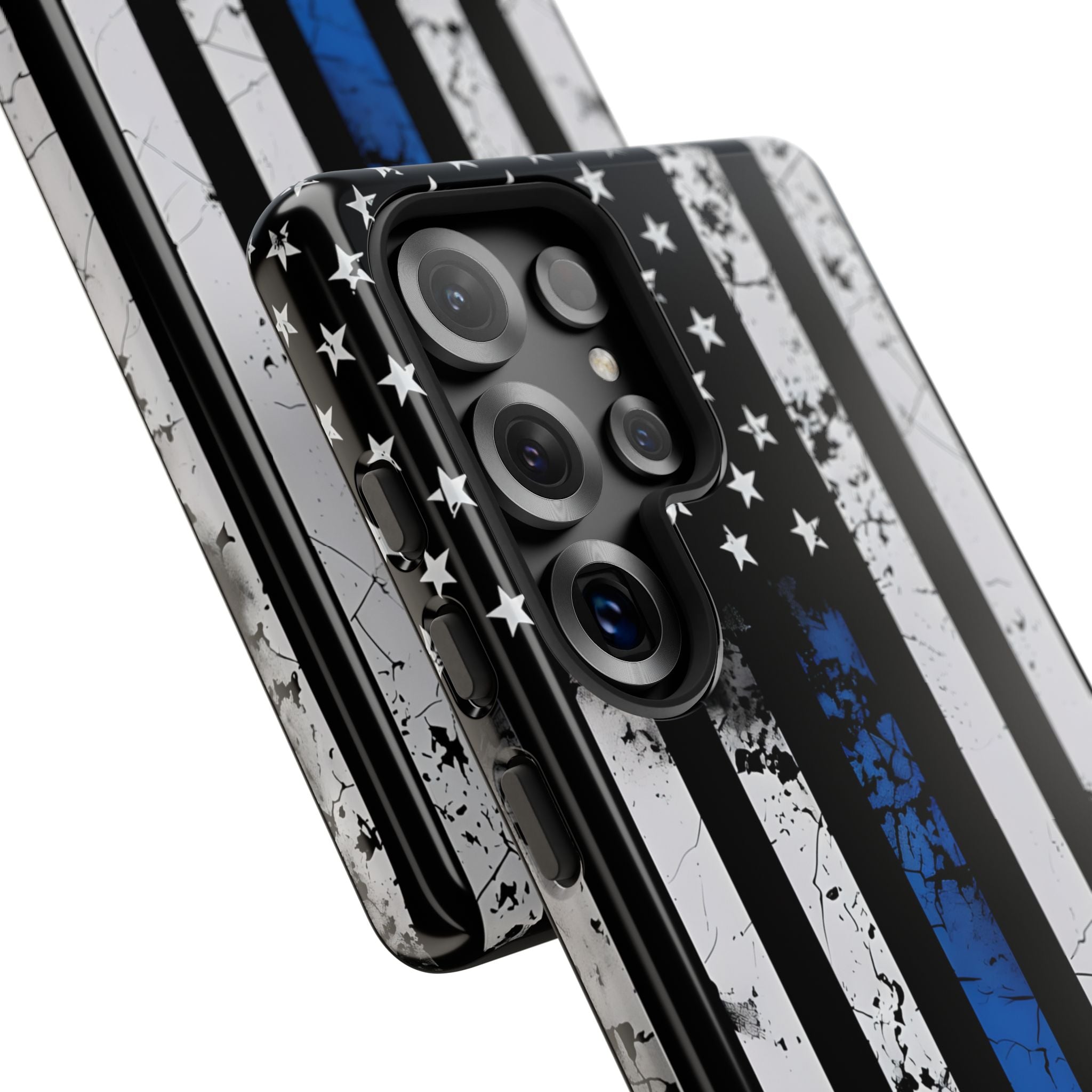 Blue Stripe Flag Samsung S25 Ultra Case - Tough