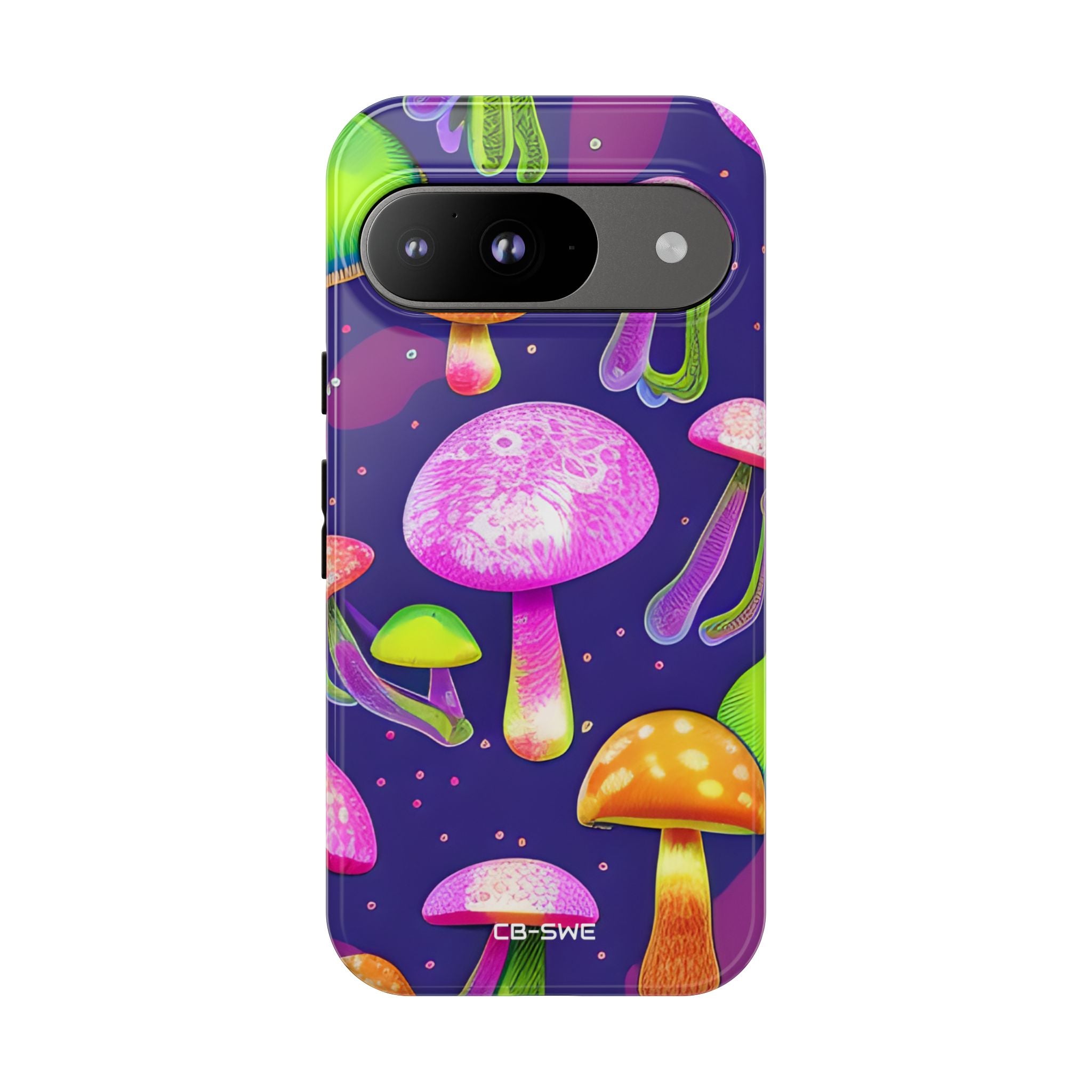 Neon Mushroom Dreams - Google Pixel Case
