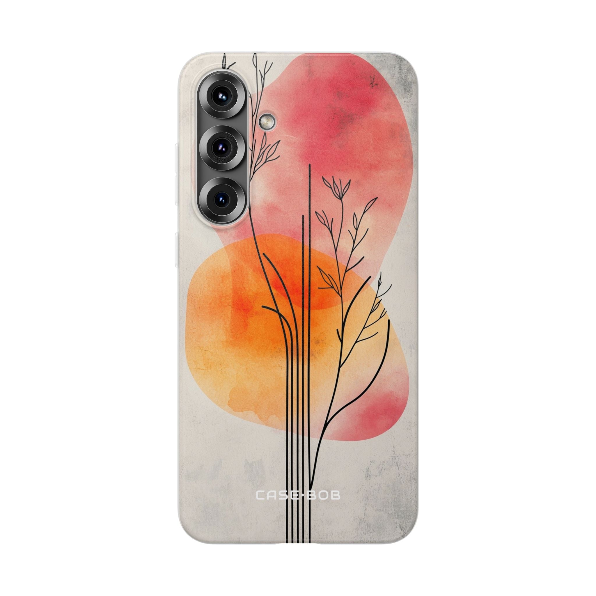 Branching Stems Sunset Samsung S25 Plus Case - Soft