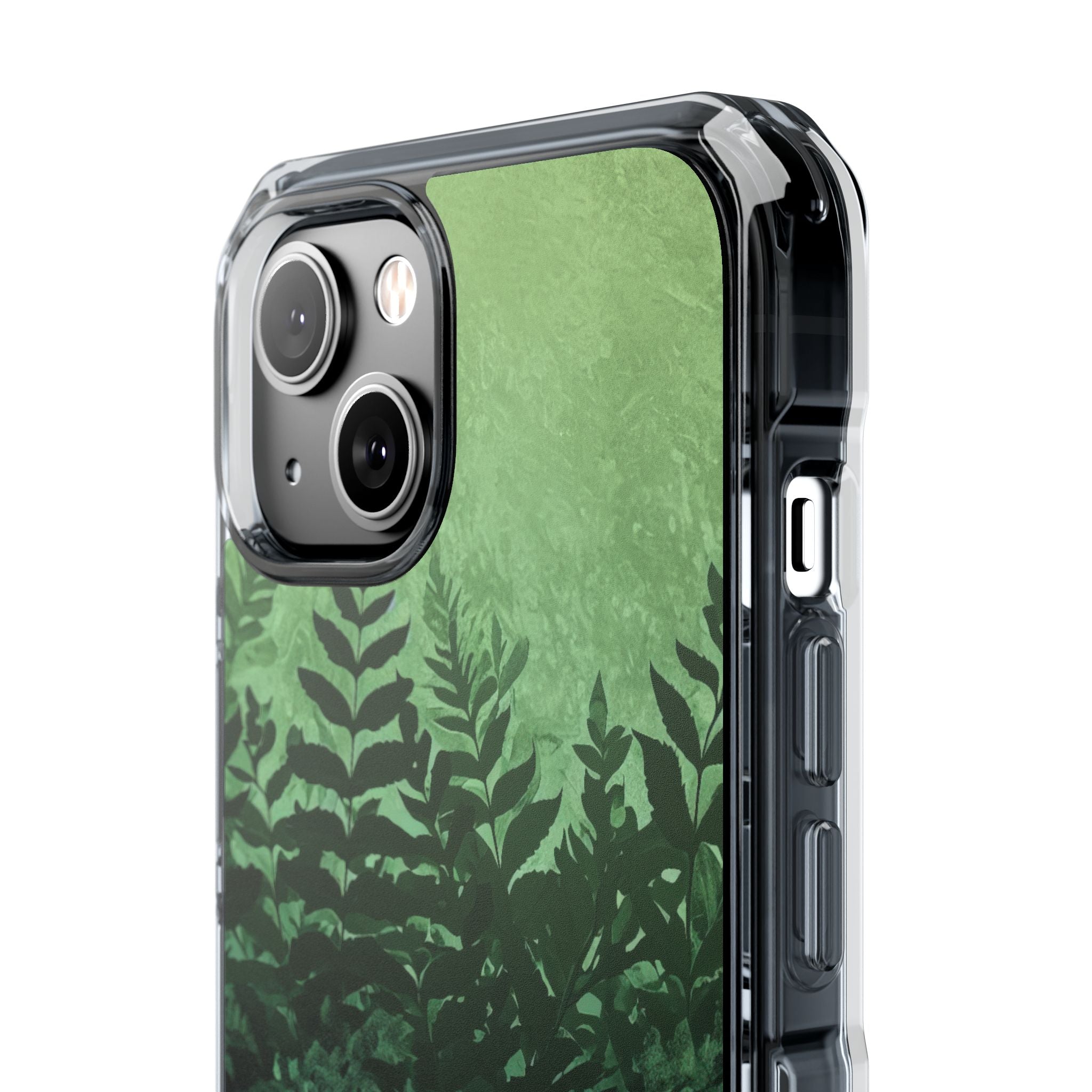 Verdant Fern Silhouettes iPhone 14 - Impact Clear+
