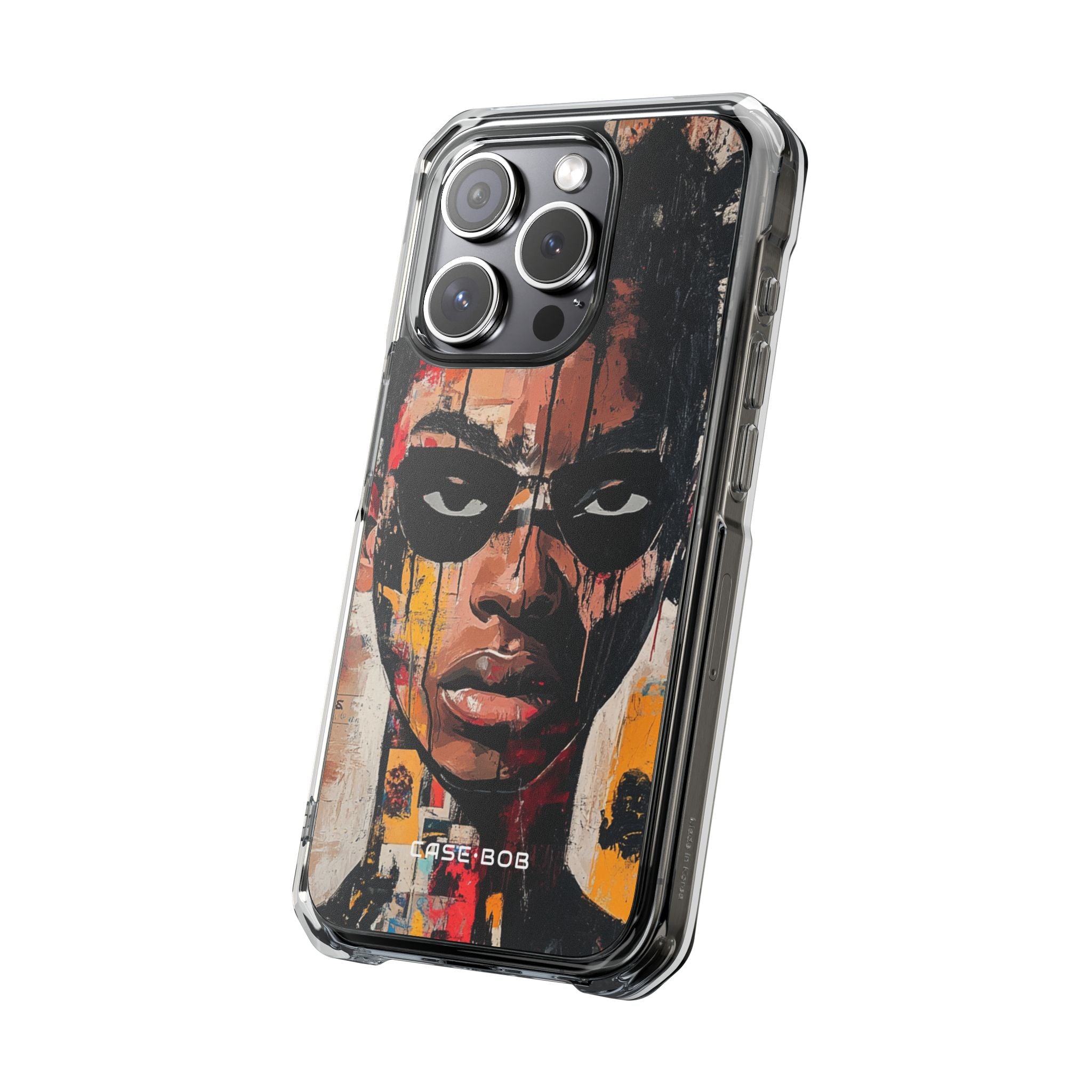 Masked Portrait Drips iPhone 15 Pro Case - Impact