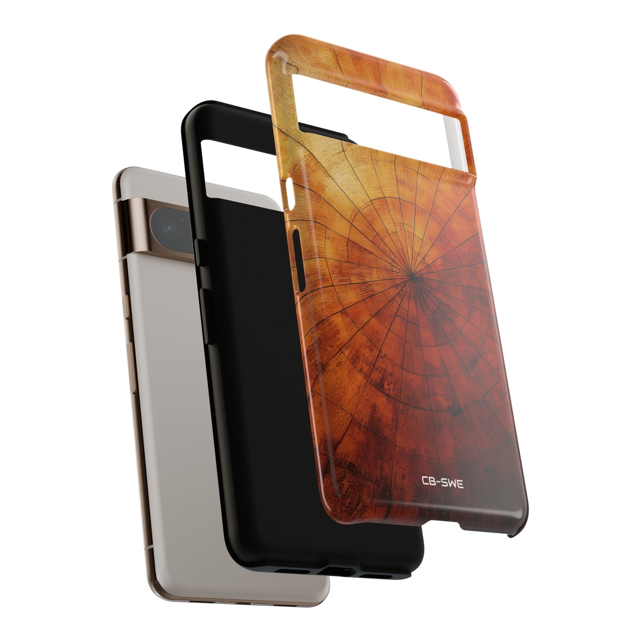 Warm Wood Swirls - Google Pixel Case