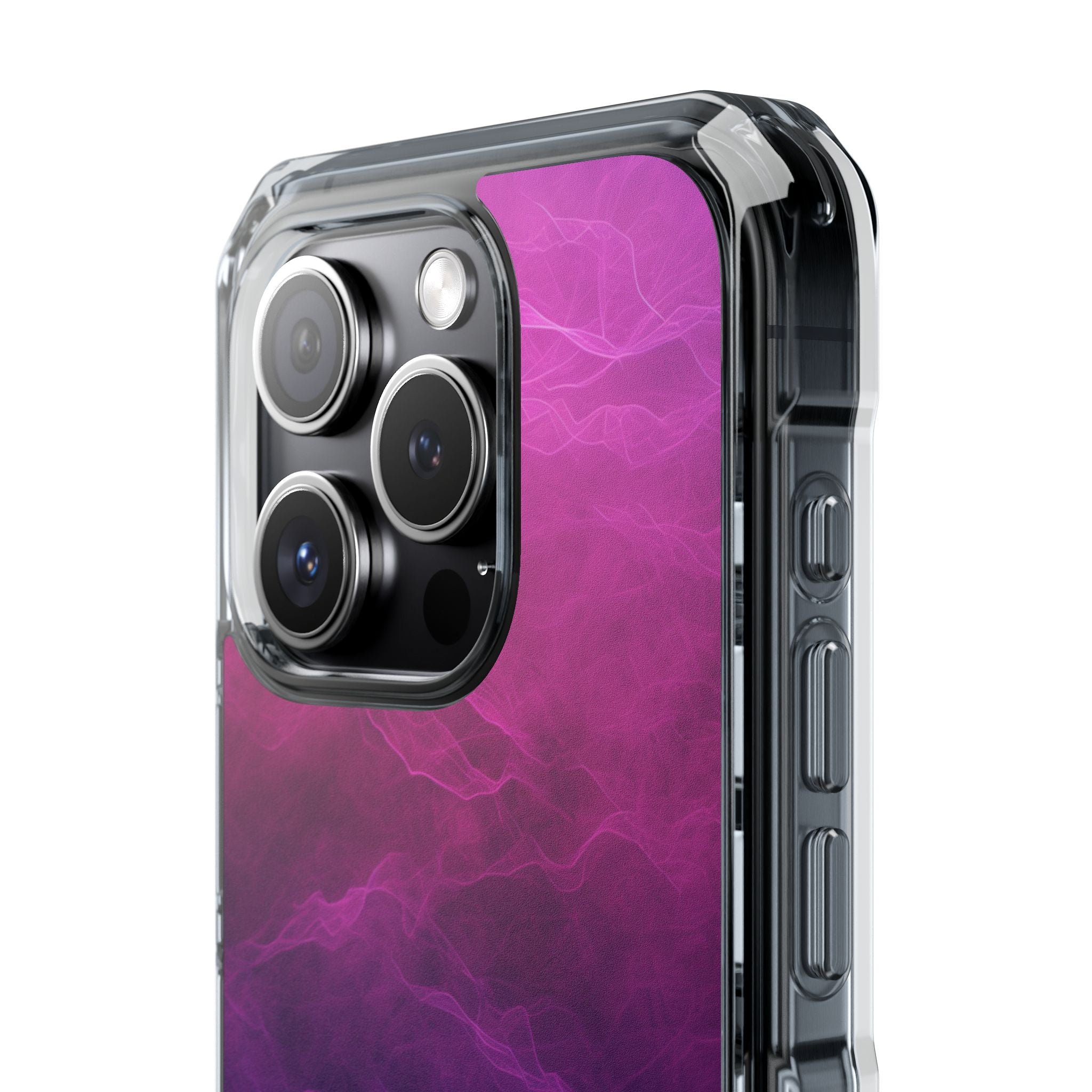 Violet Dream Currents iPhone 15 - Impact Clear+