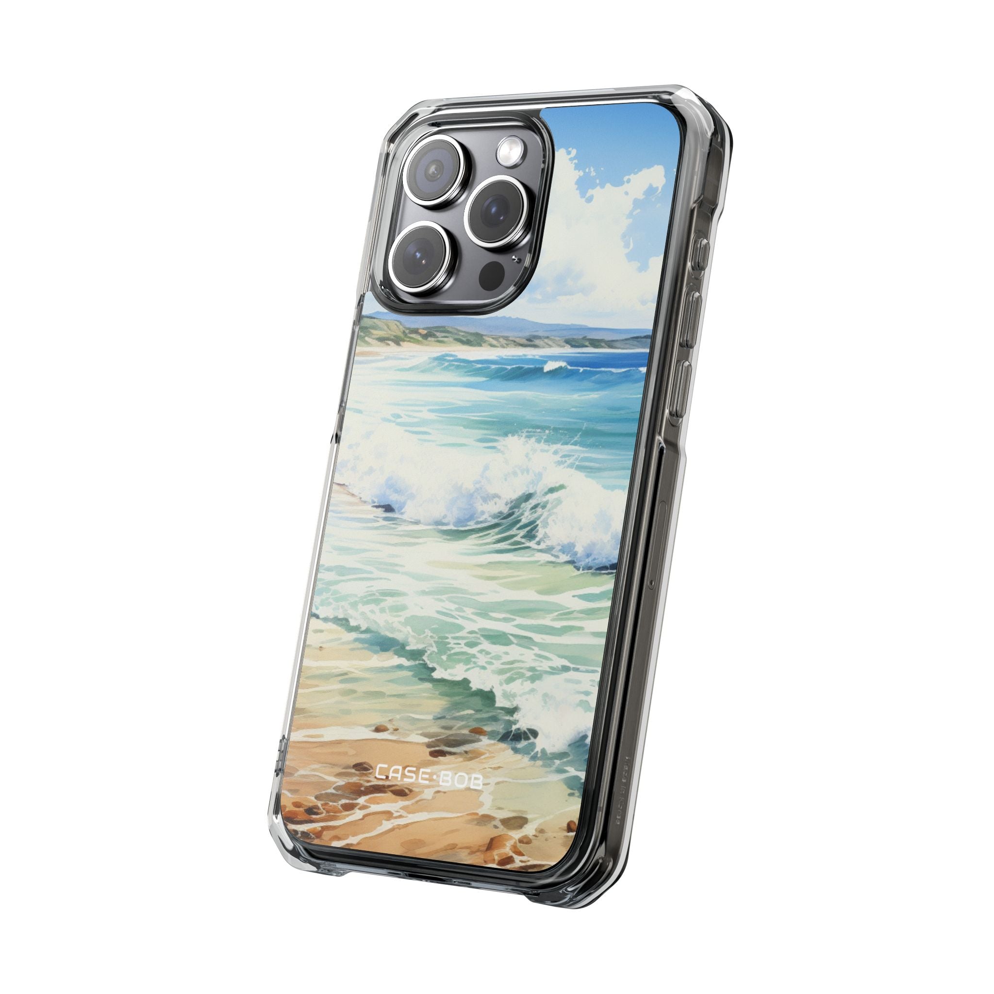 Foamy Wave Breeze iPhone 15 Pro Max Case - Impact