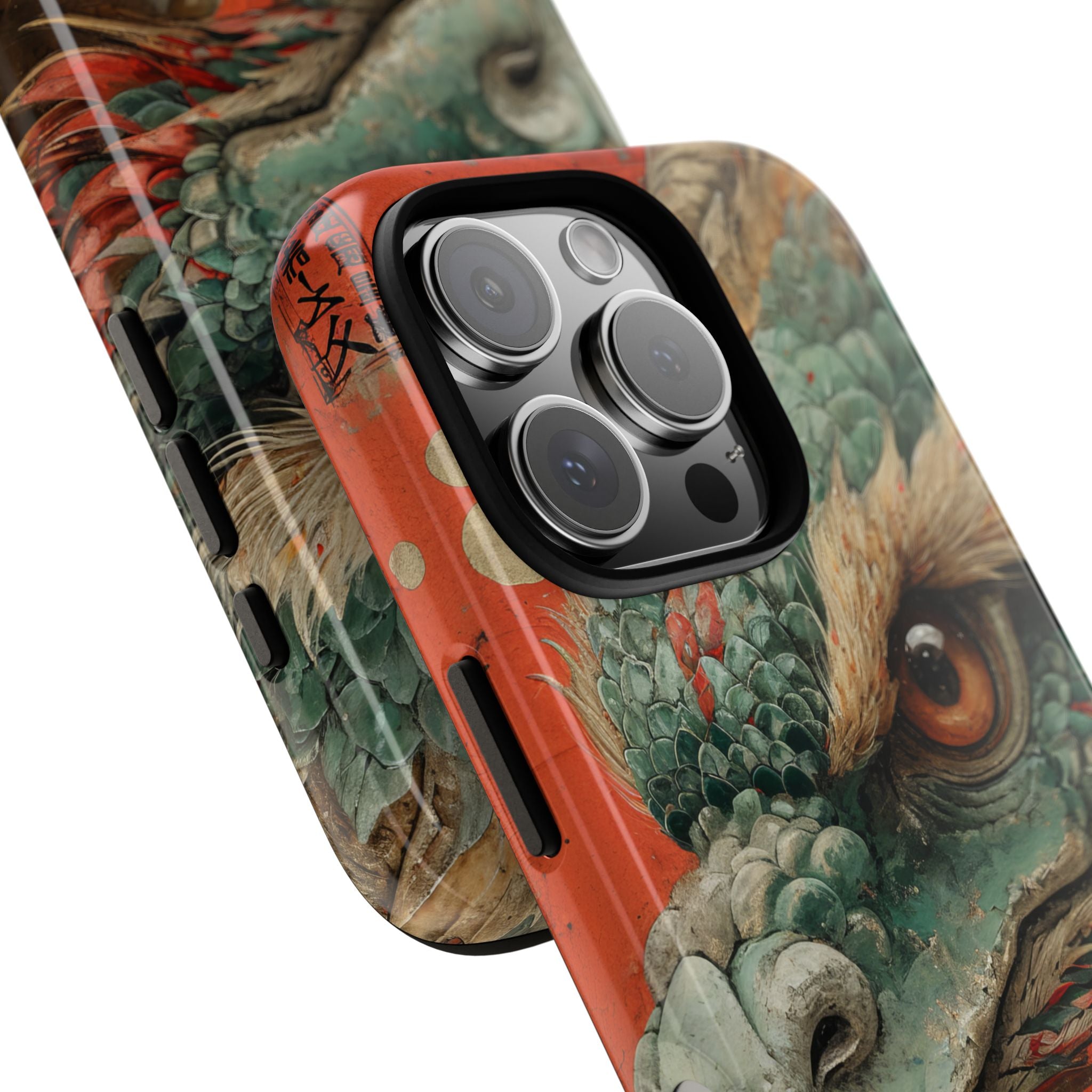 Emerald Dragonflare iPhone 16 Pro Case - Tough