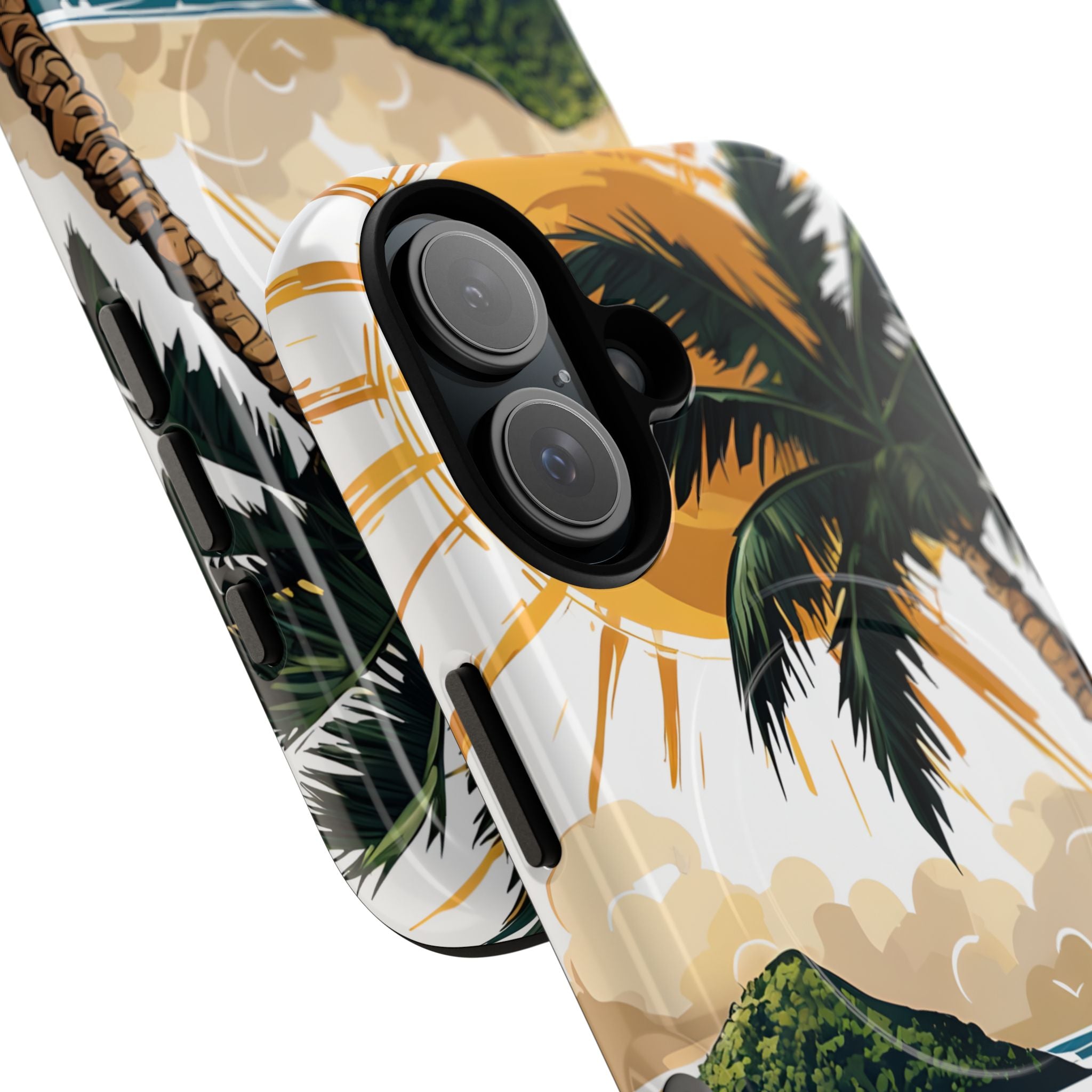 Sunny Palm Breeze iPhone 16 Case - Tough+