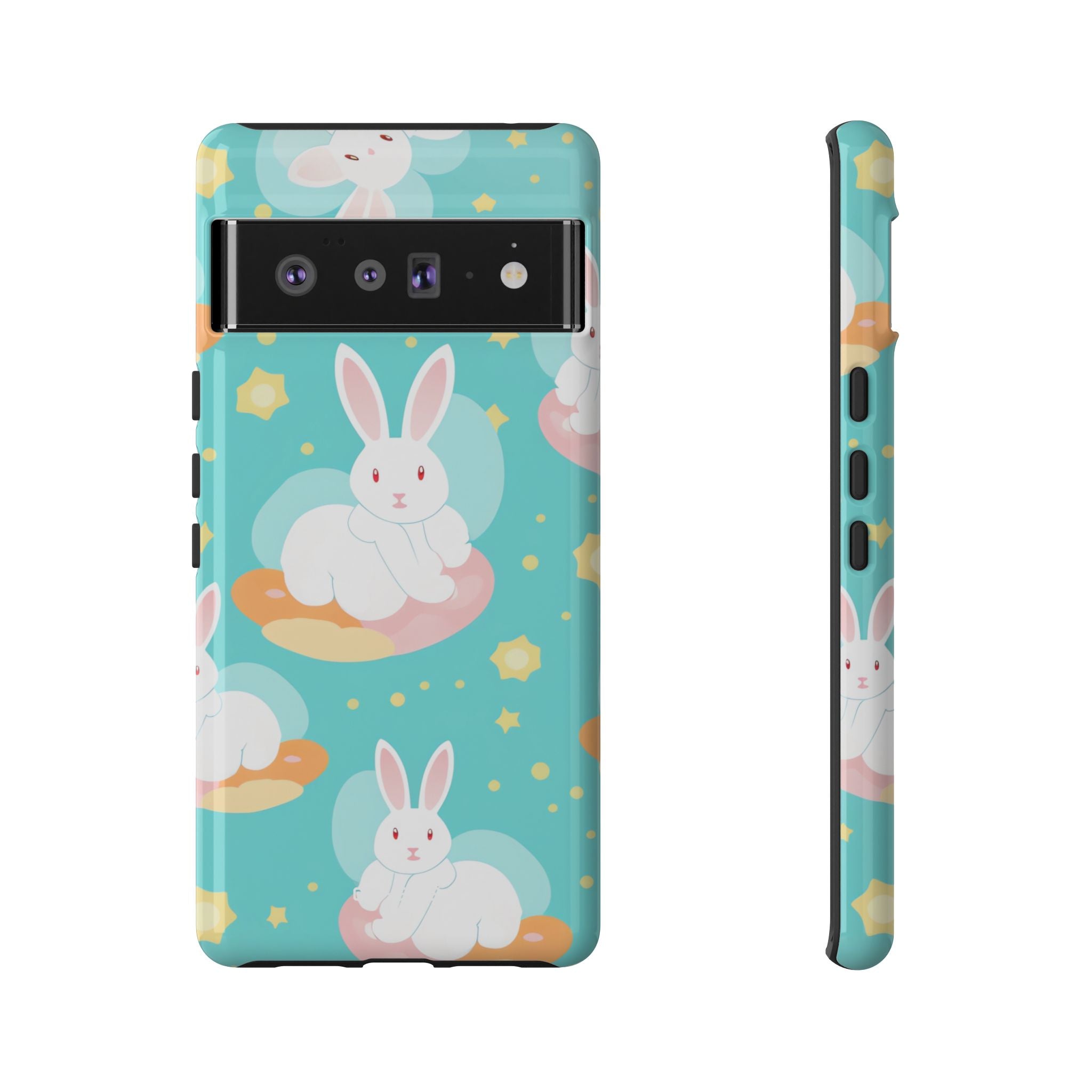 Bunnies Float Dreamily - Google Pixel Case