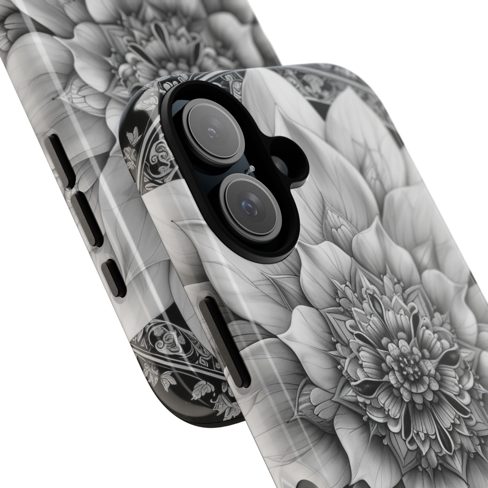 Cosmic Floral Mandala iPhone 16 - Tough