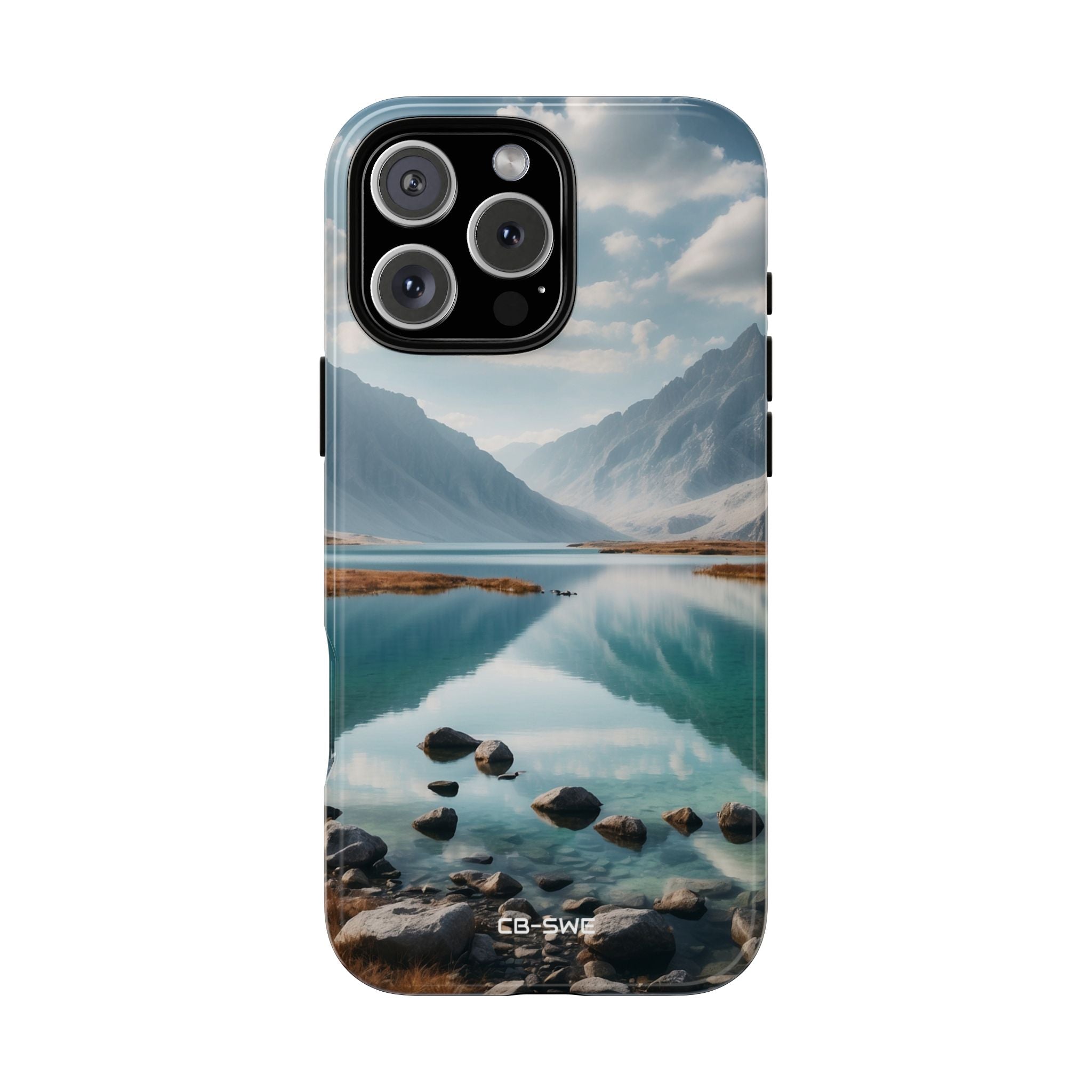 Mountain Reflections Swim - iPhone Case