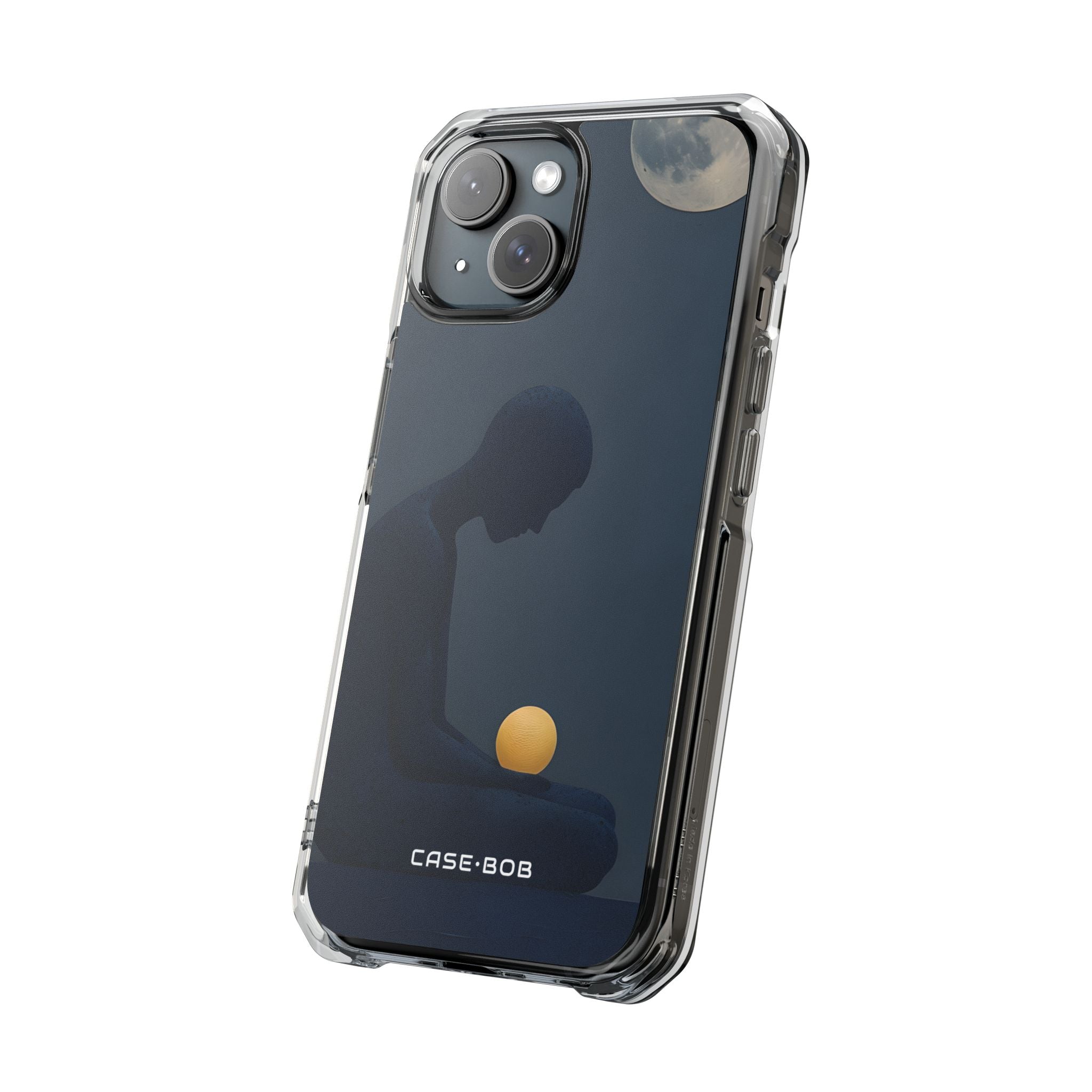Navy Meditant iPhone 15 Case - Impact