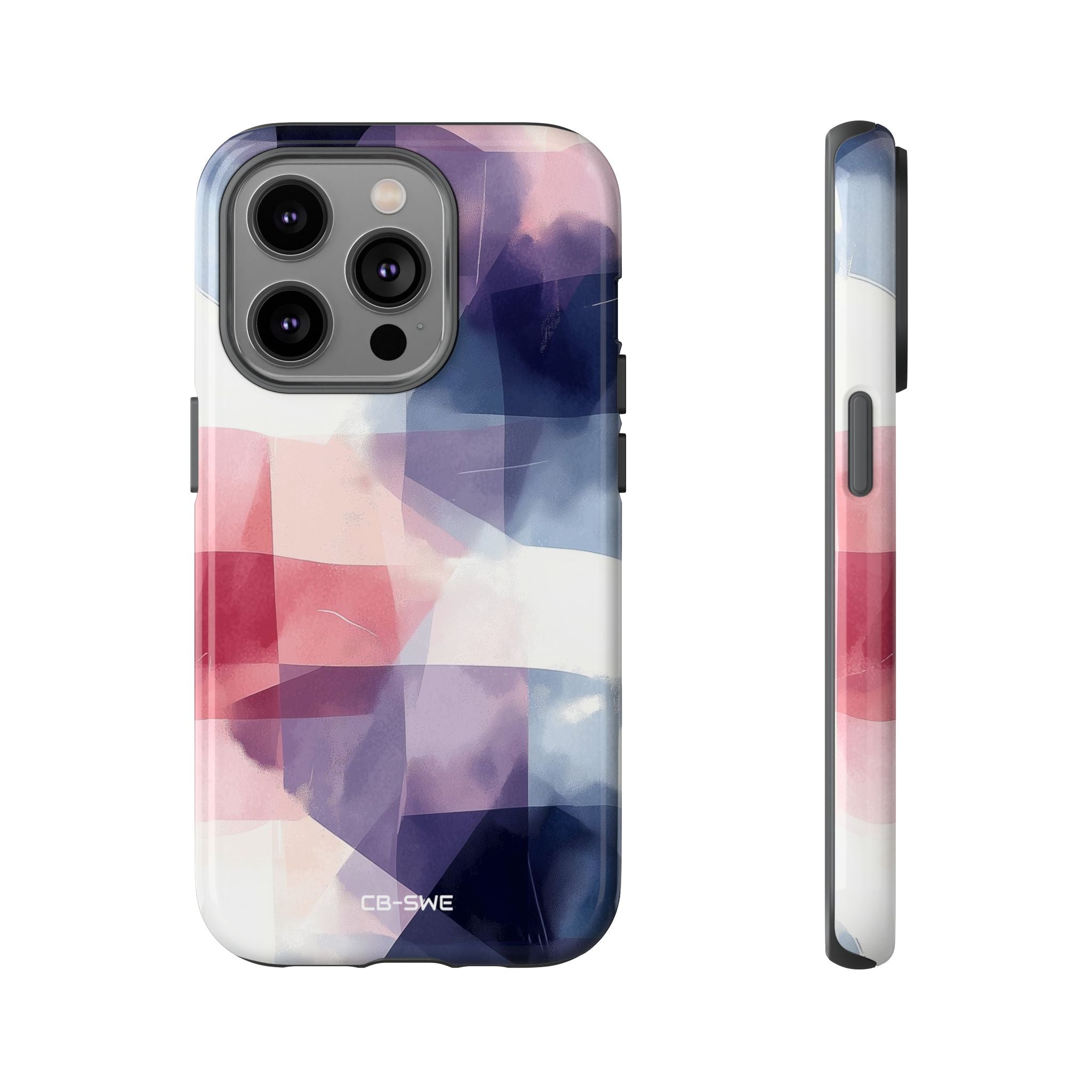 Fluid Shapes Merge - iPhone Case