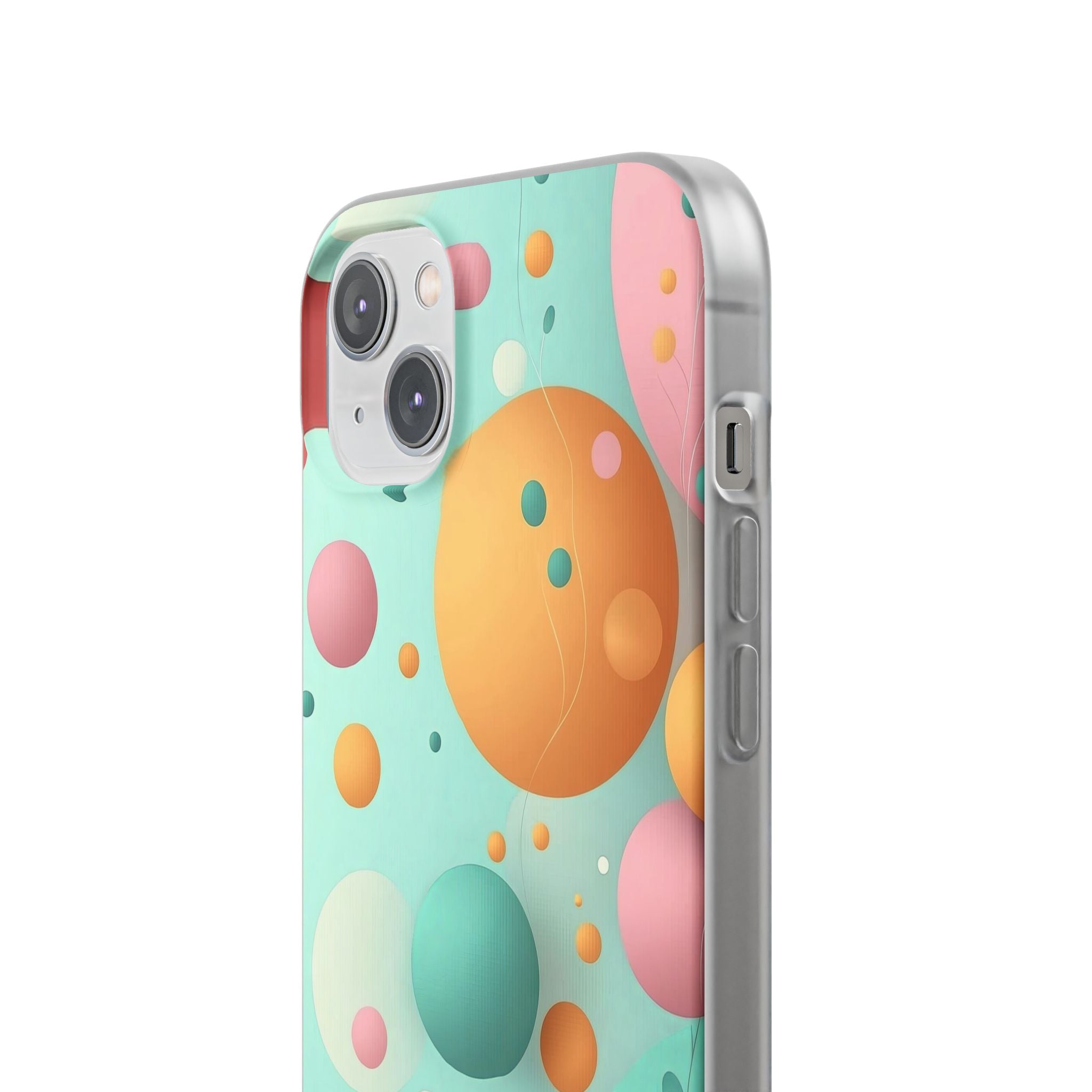 Pastel Circles iPhone 14 Plus Case - Soft