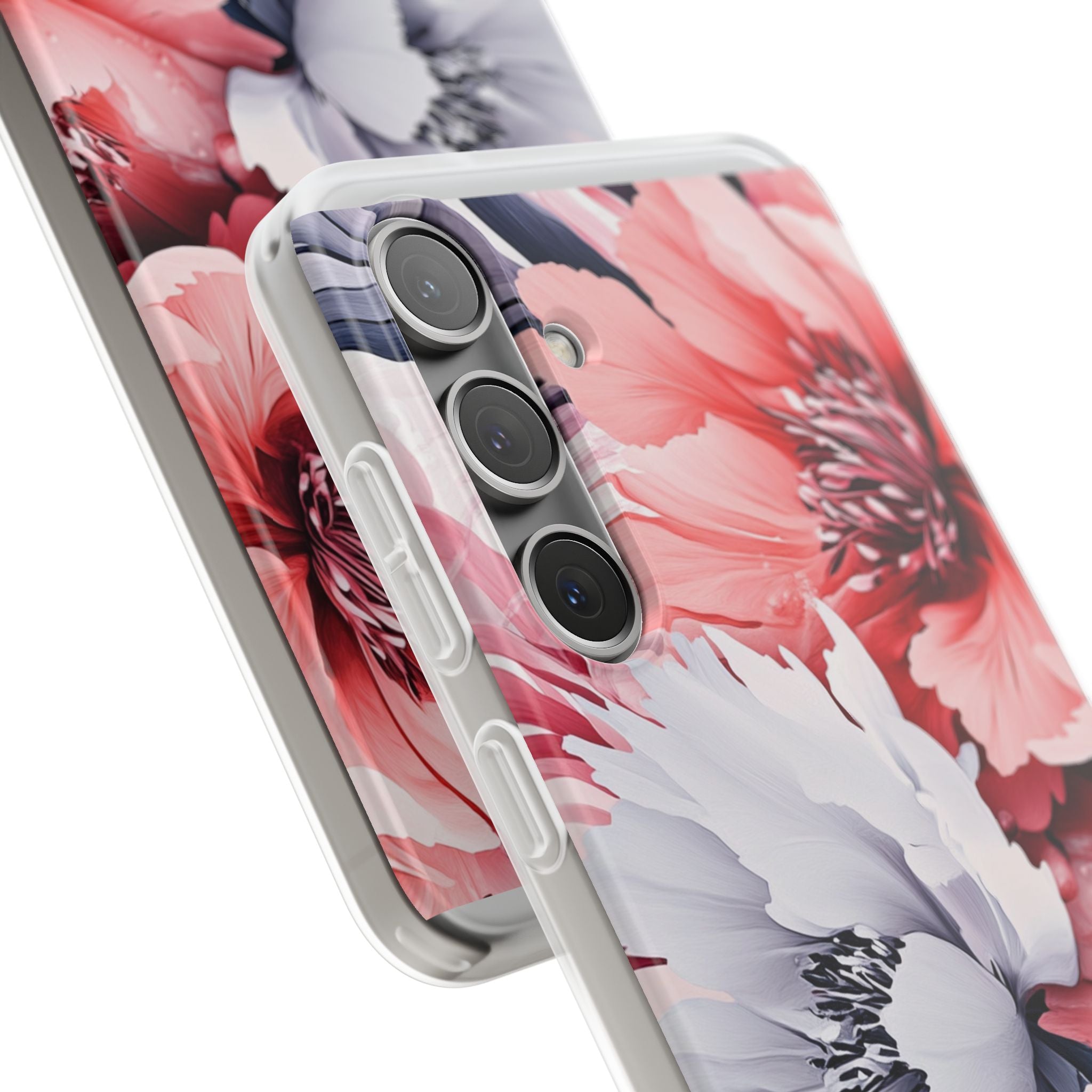 Coral Bloom Samsung S24 Plus Case - Soft