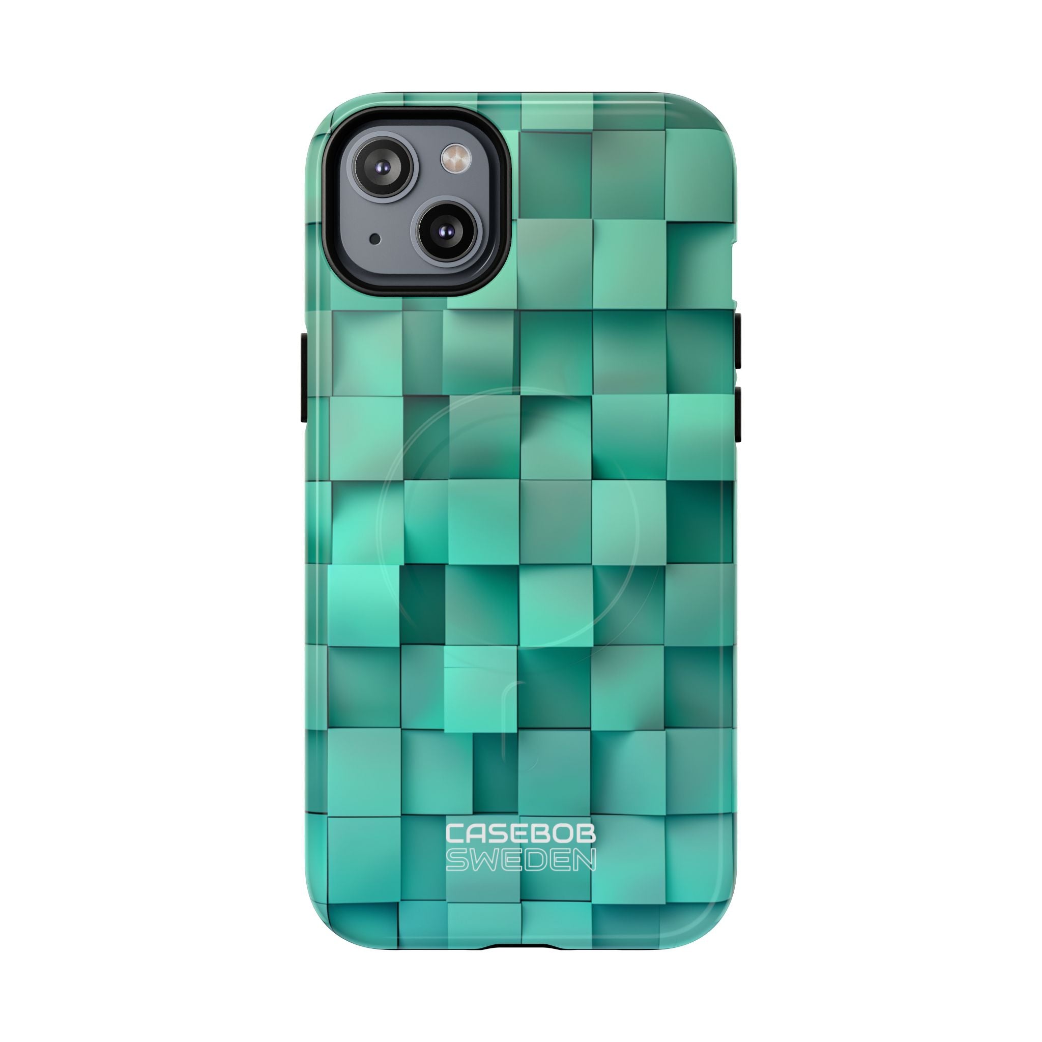 Folded Blue Squares iPhone 14 - Tough+