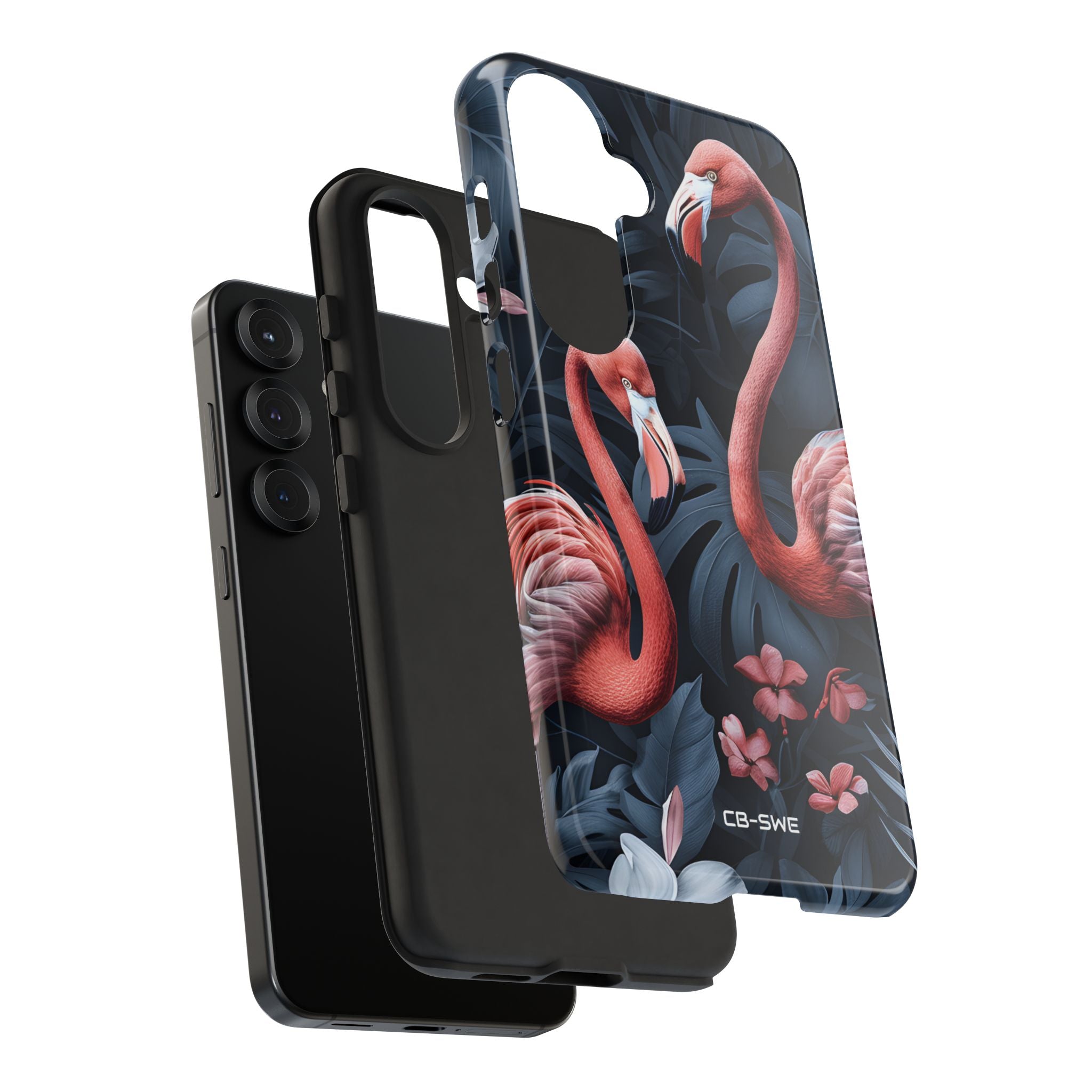 Flamingos Embrace Nature - Samsung Case