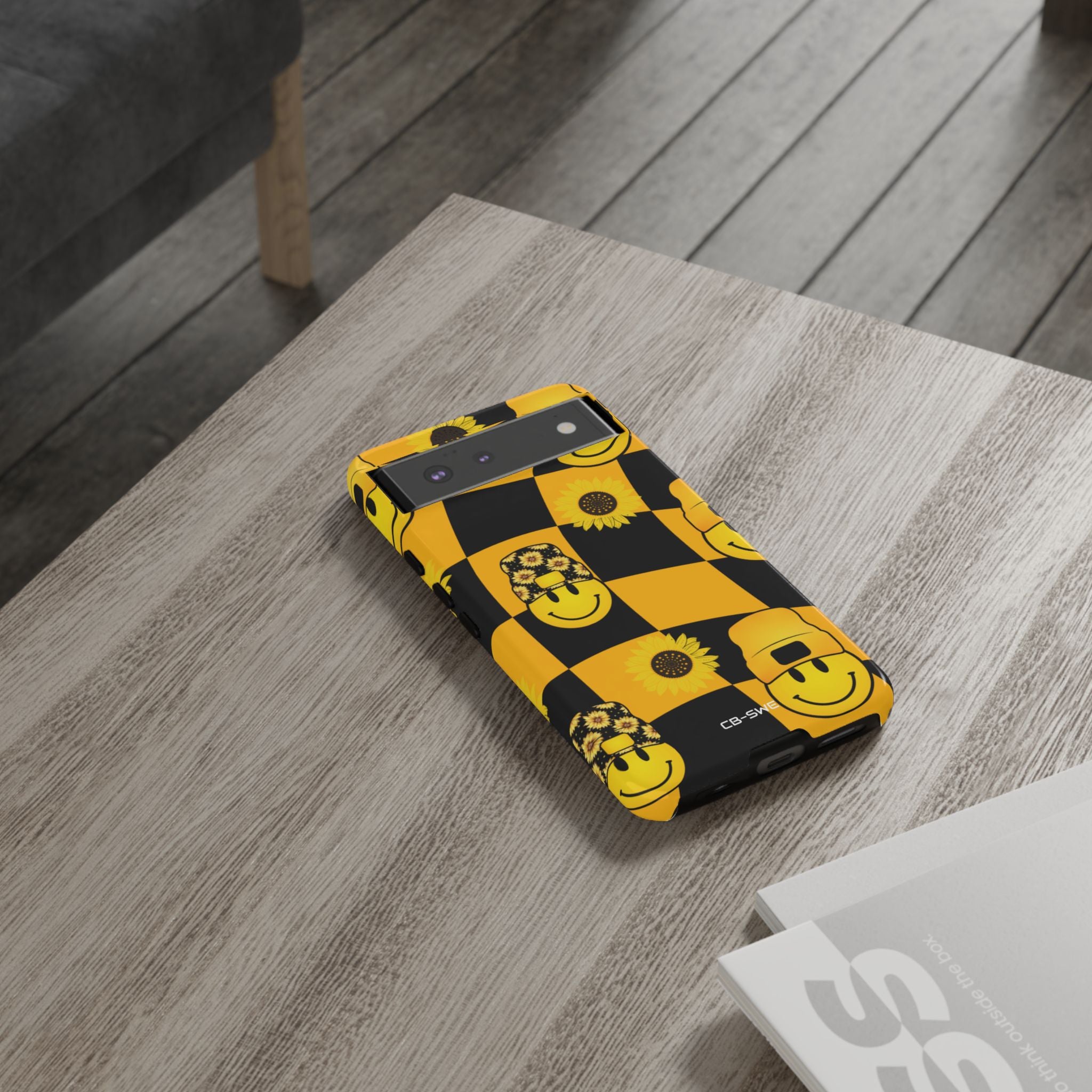 Joyful Checkered Smiles - Google Pixel Case