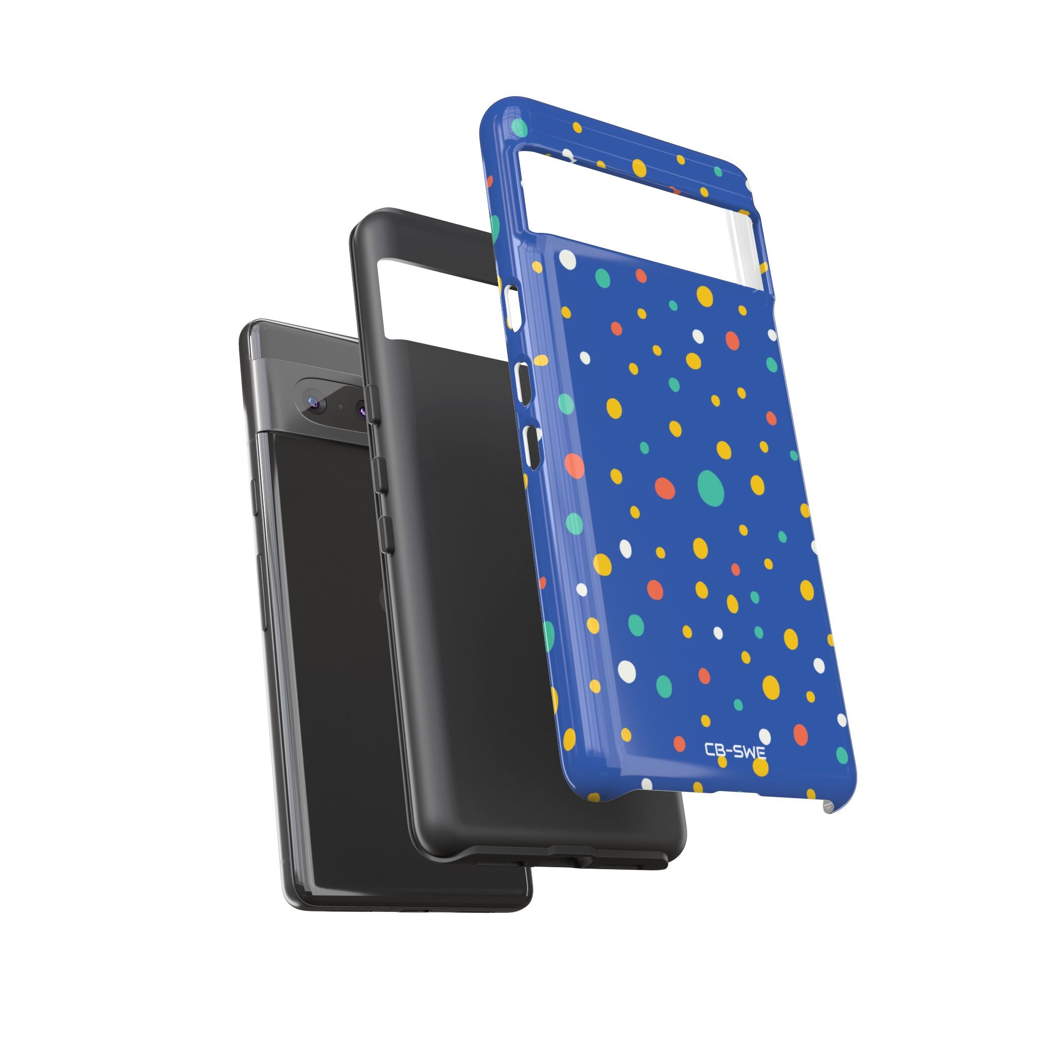Colorful Dots Dance - Google Pixel Case