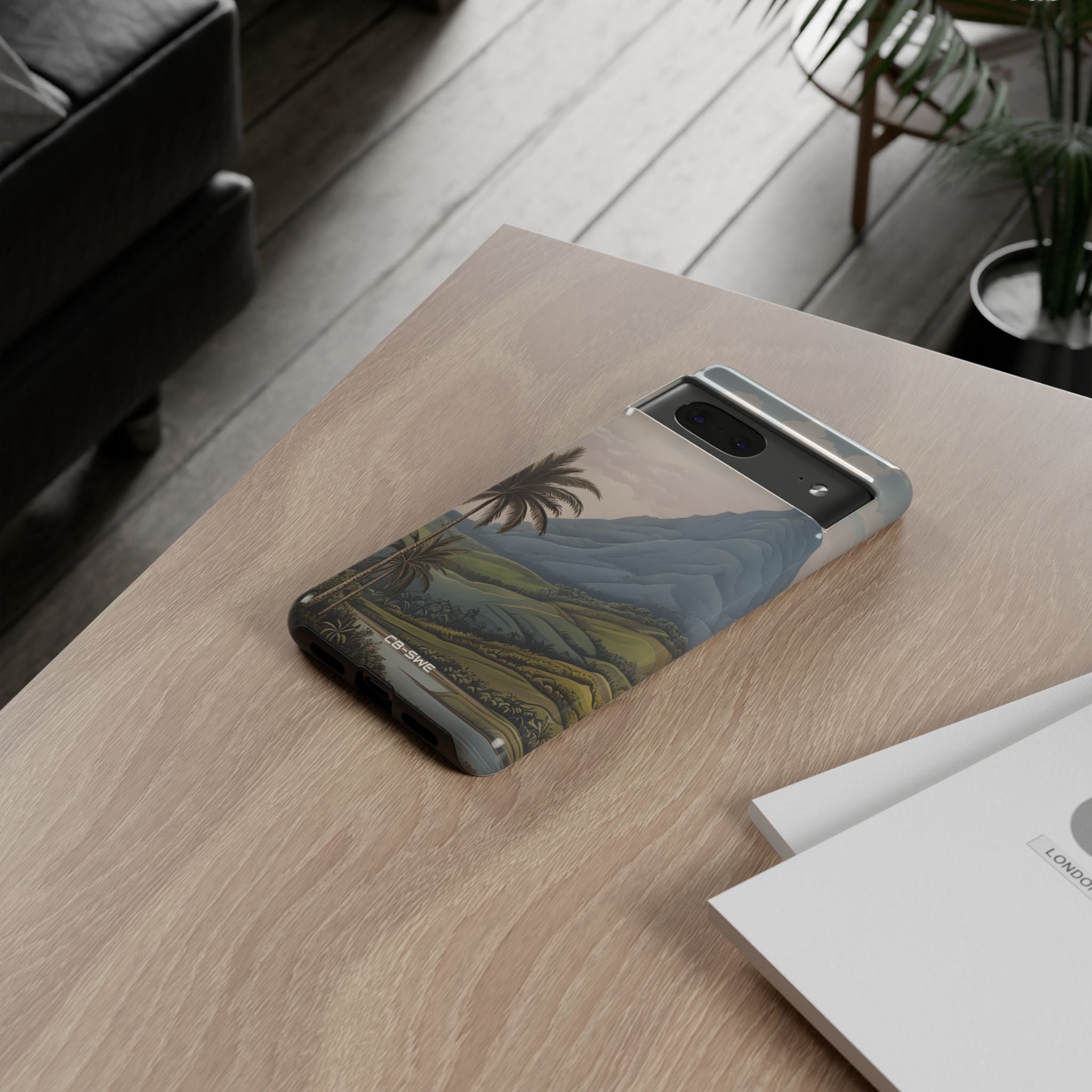 Serene Mountain Oasis - Google Pixel Case