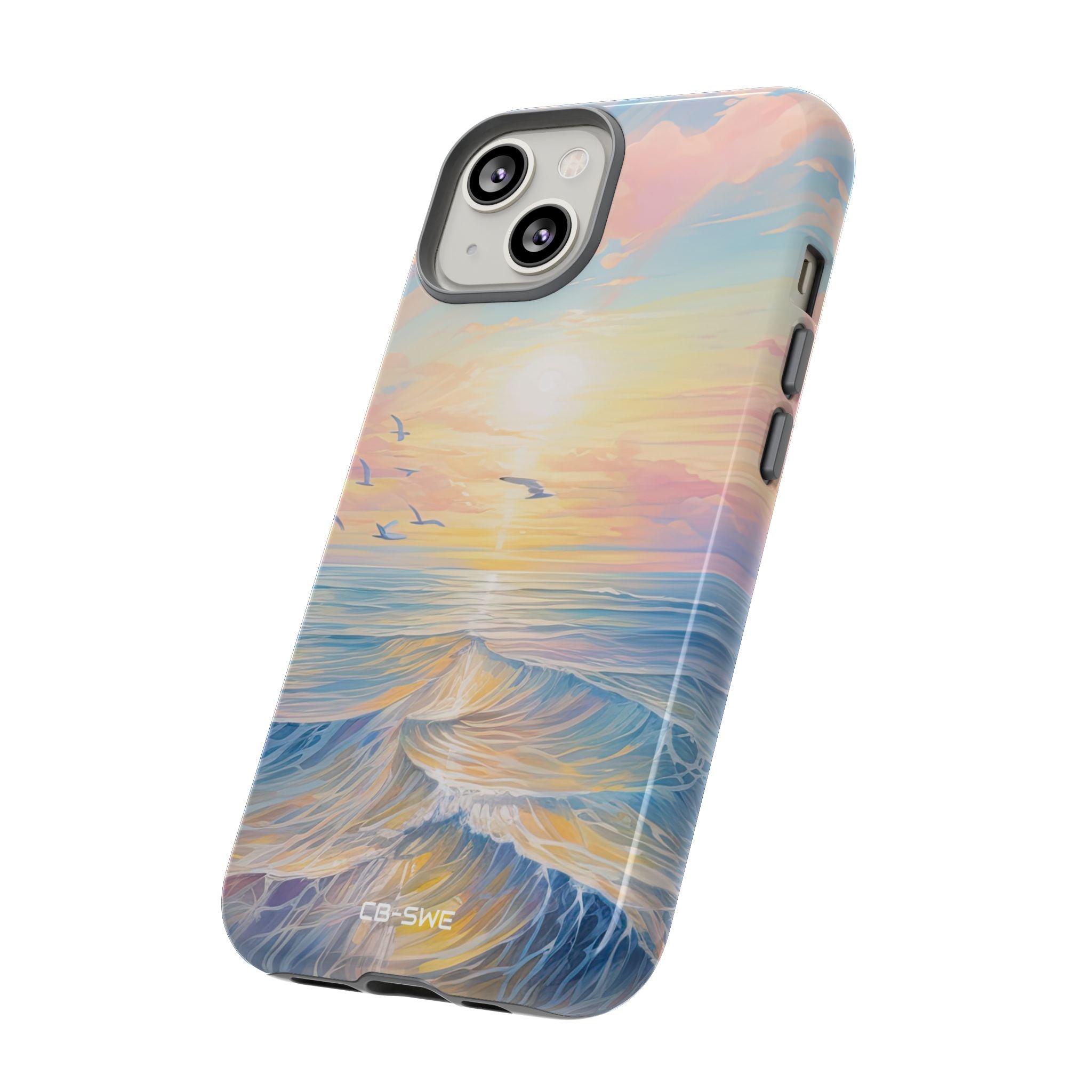 Gentle Waves Embrace - iPhone Case
