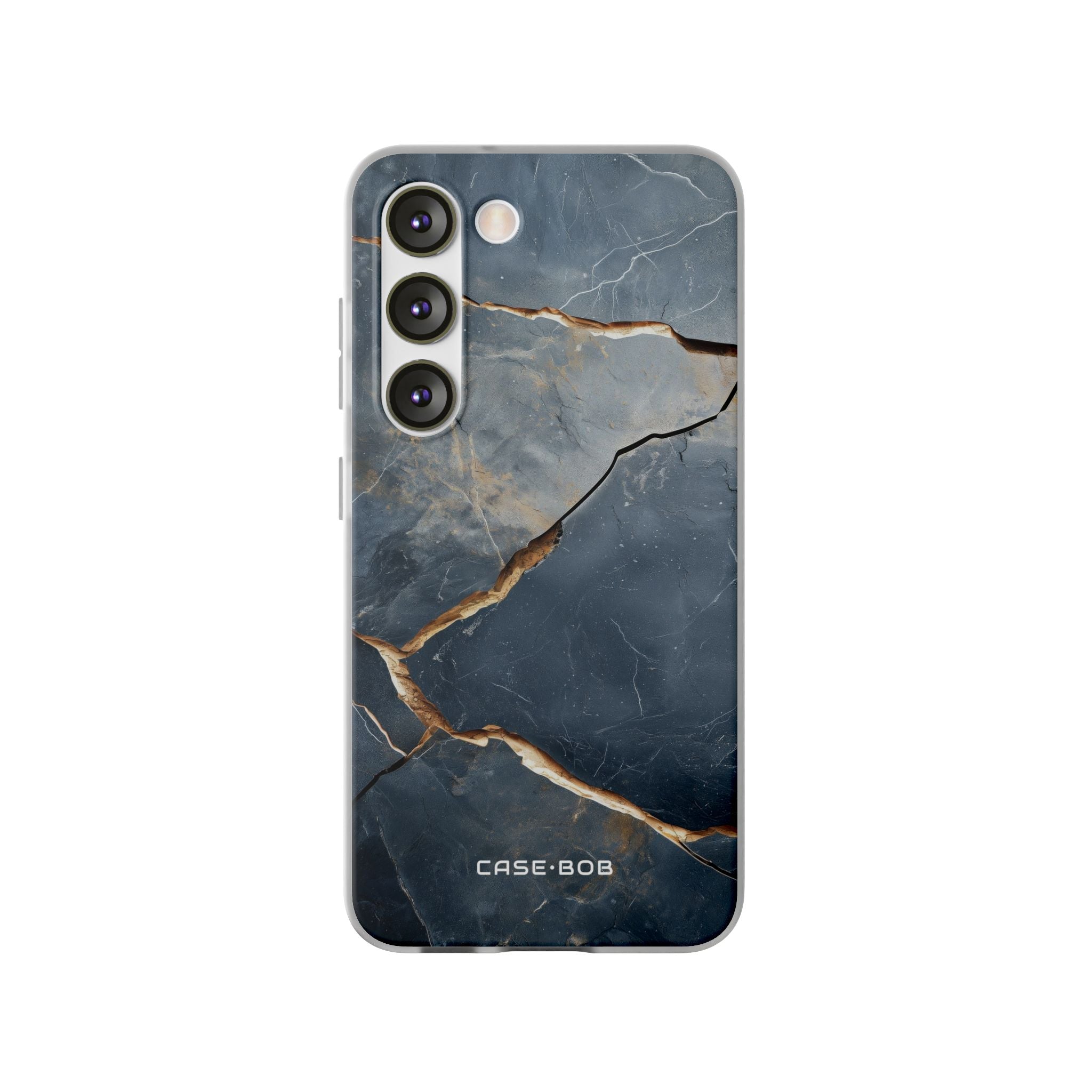 Jagged Vein Navy Samsung S23 Case - Soft