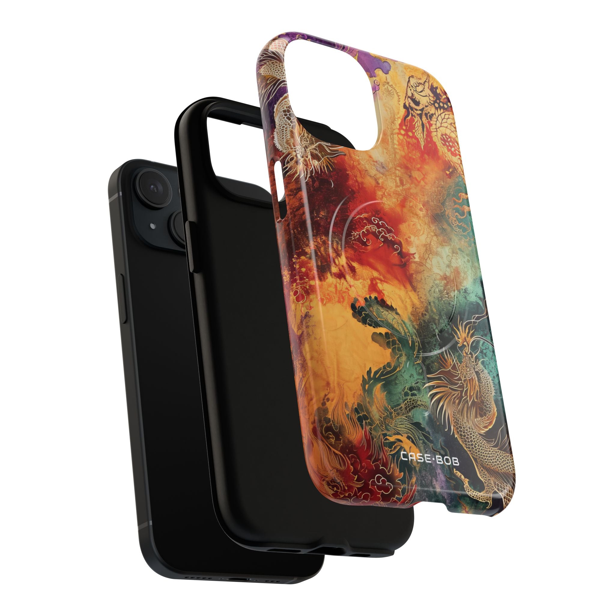 Dragon Ember iPhone 15 Case - Tough+