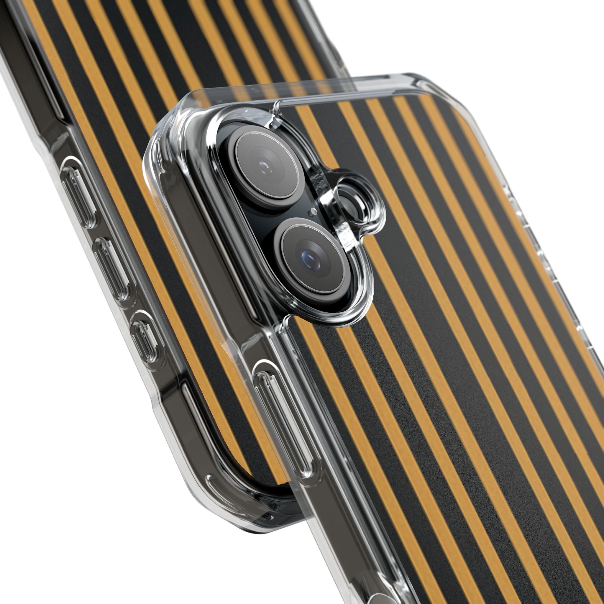 Golden Stripes iPhone 15 Case - Impact