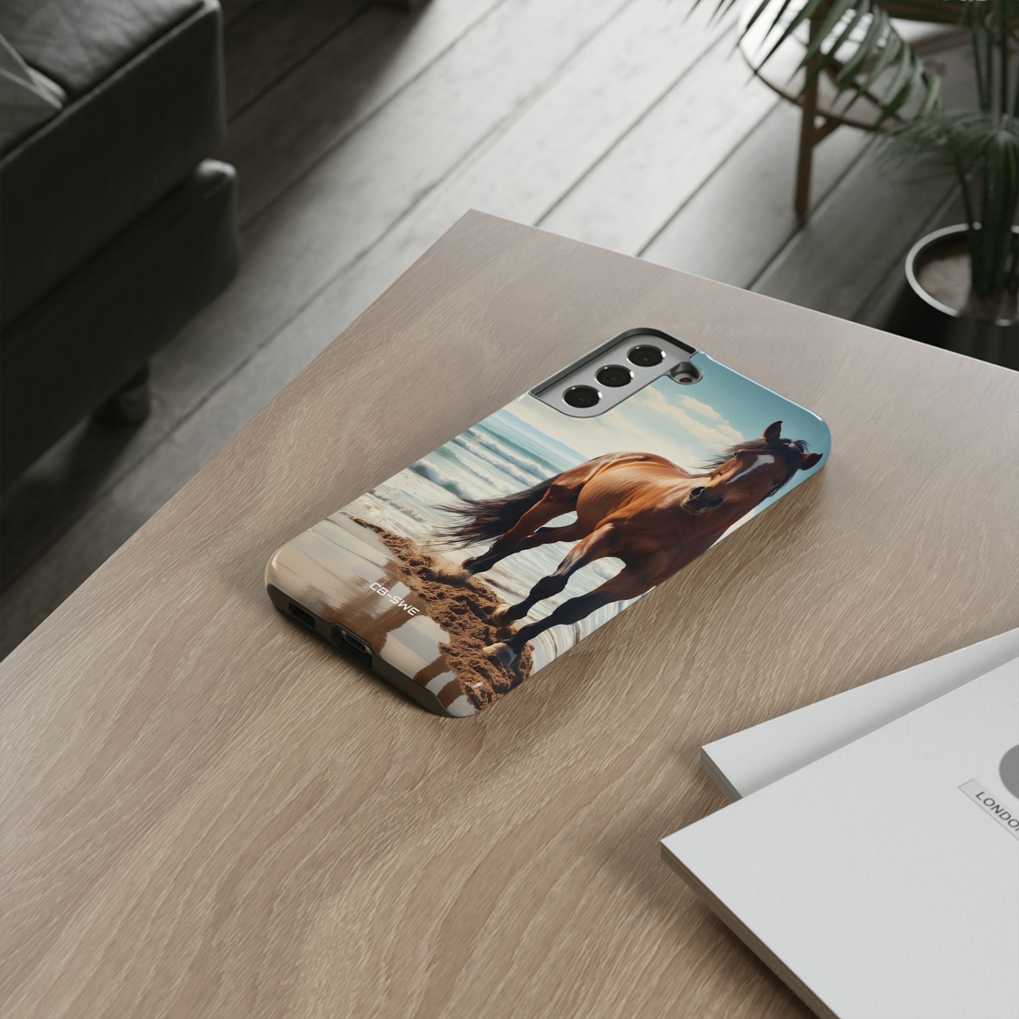 Horse Gallops Shoreline - Samsung Case