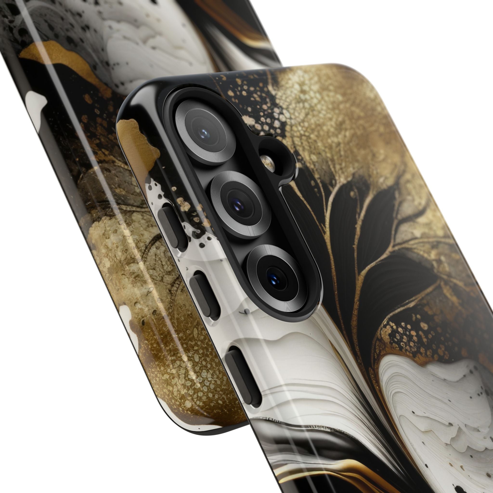 Gold Swirl Elegance - Samsung Case