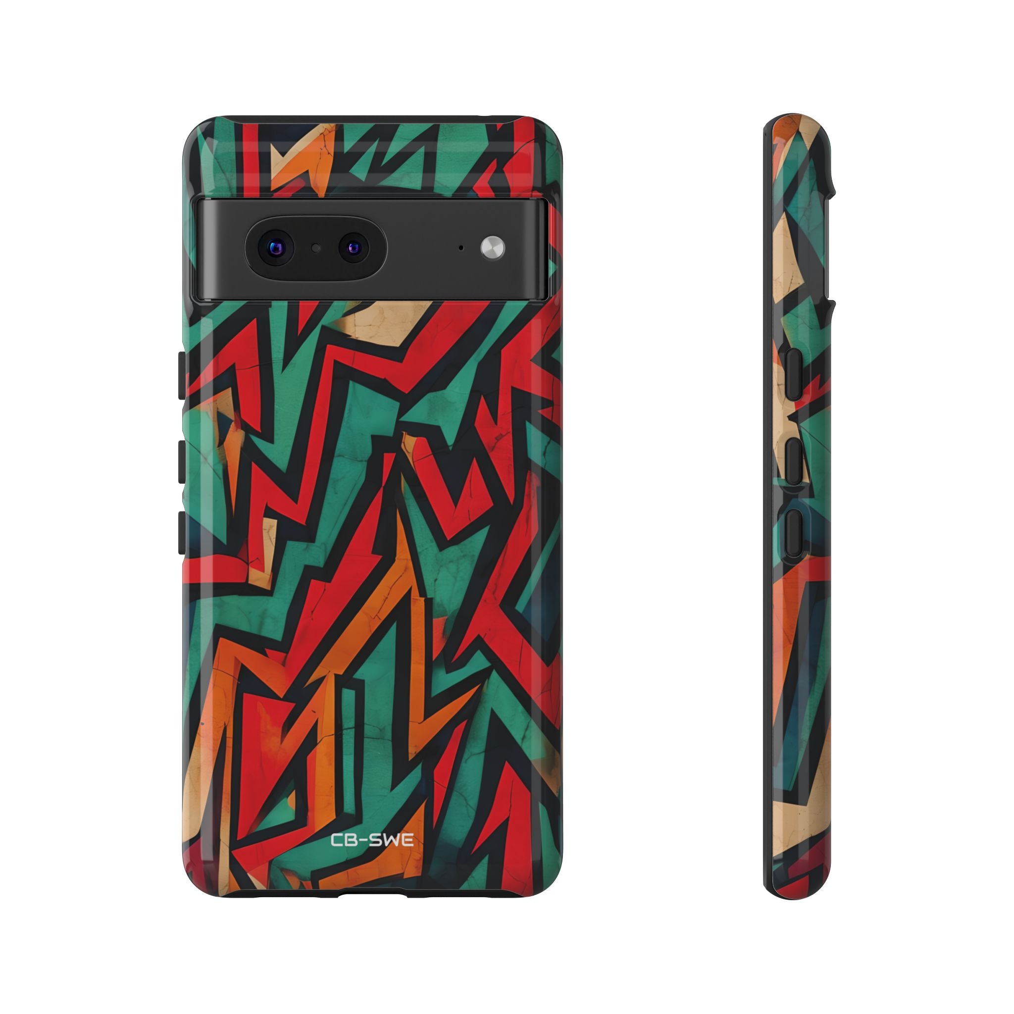Vivid Geometry Dance - Google Pixel Case