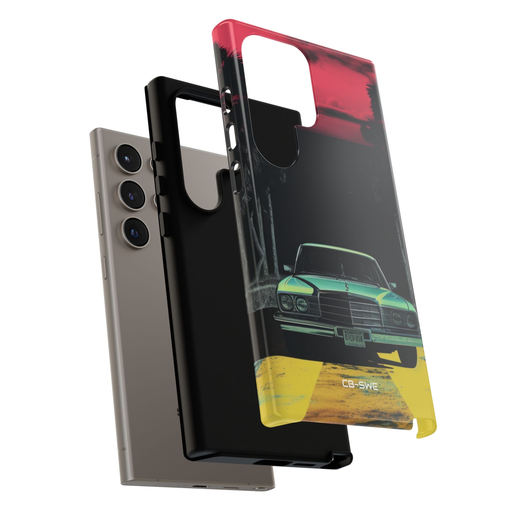 Retro Futuristic Nightscape - Samsung Case