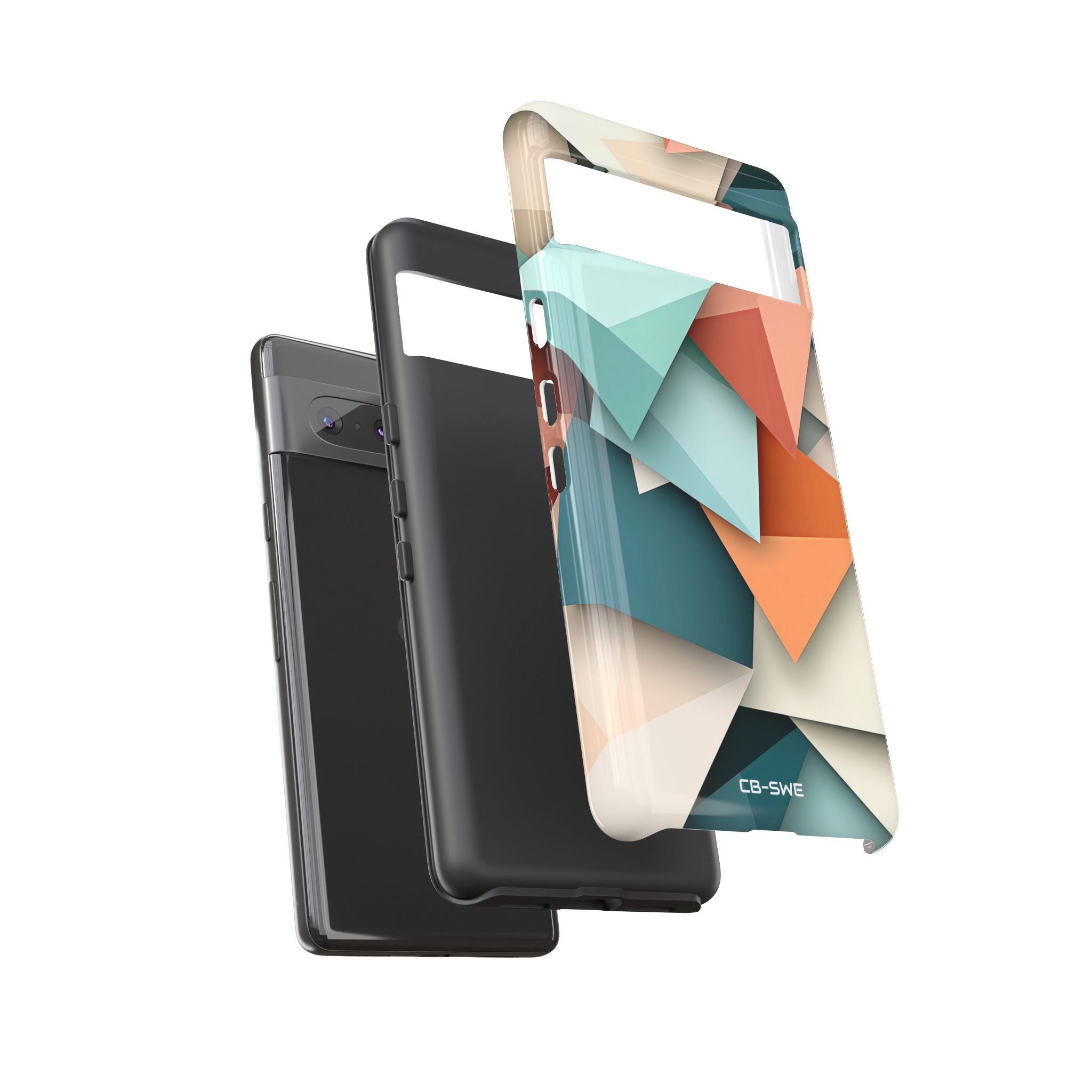 Geometric Color Harmony - Google Pixel Case