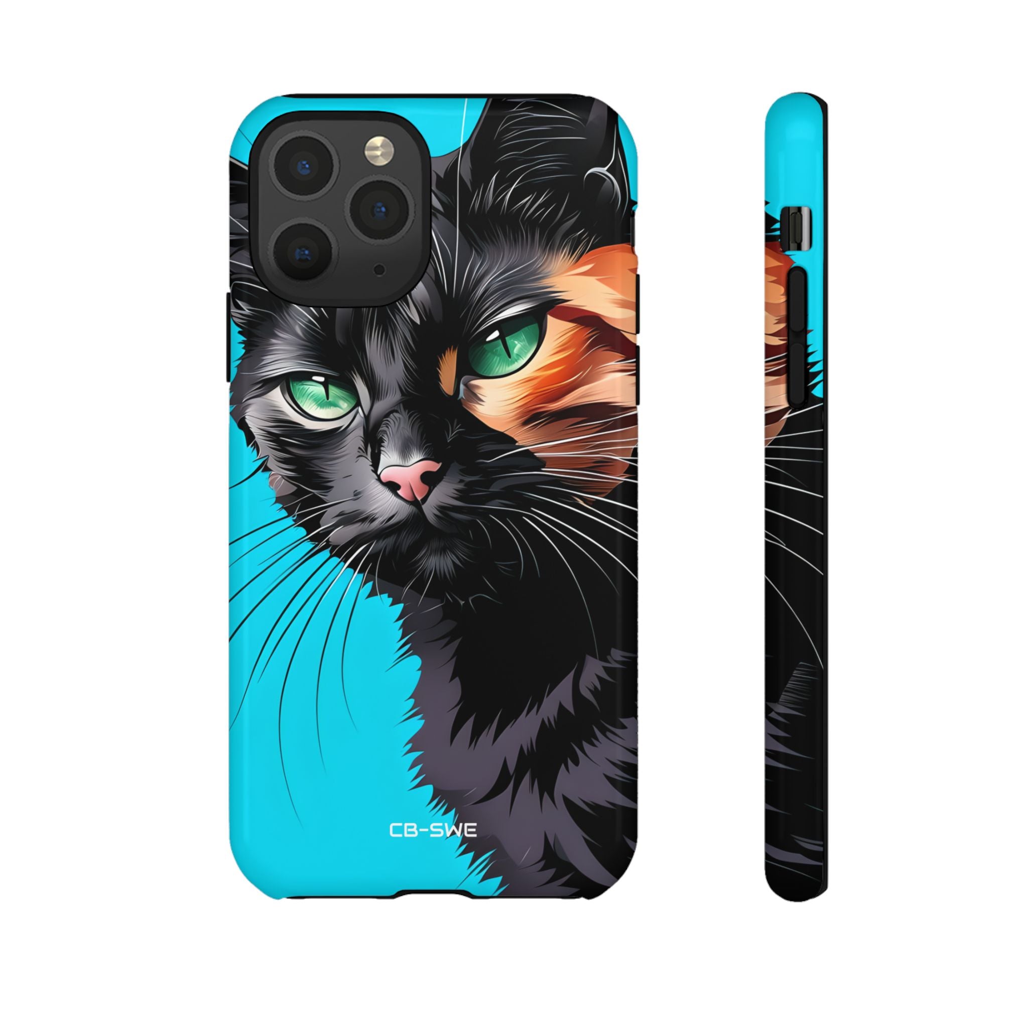 Curious Cat Stare - iPhone Case